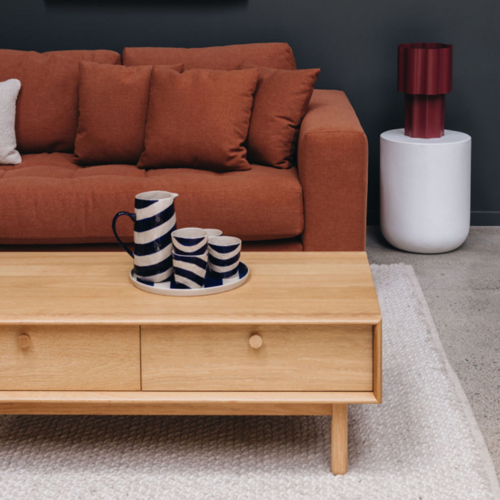 Rotterdam Coffee Table with Drawers