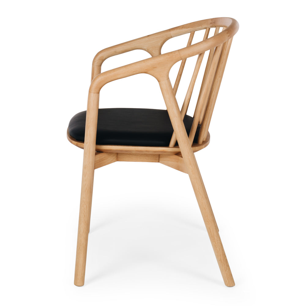 NORD DINING CHAIR | NATURAL OR BLACK