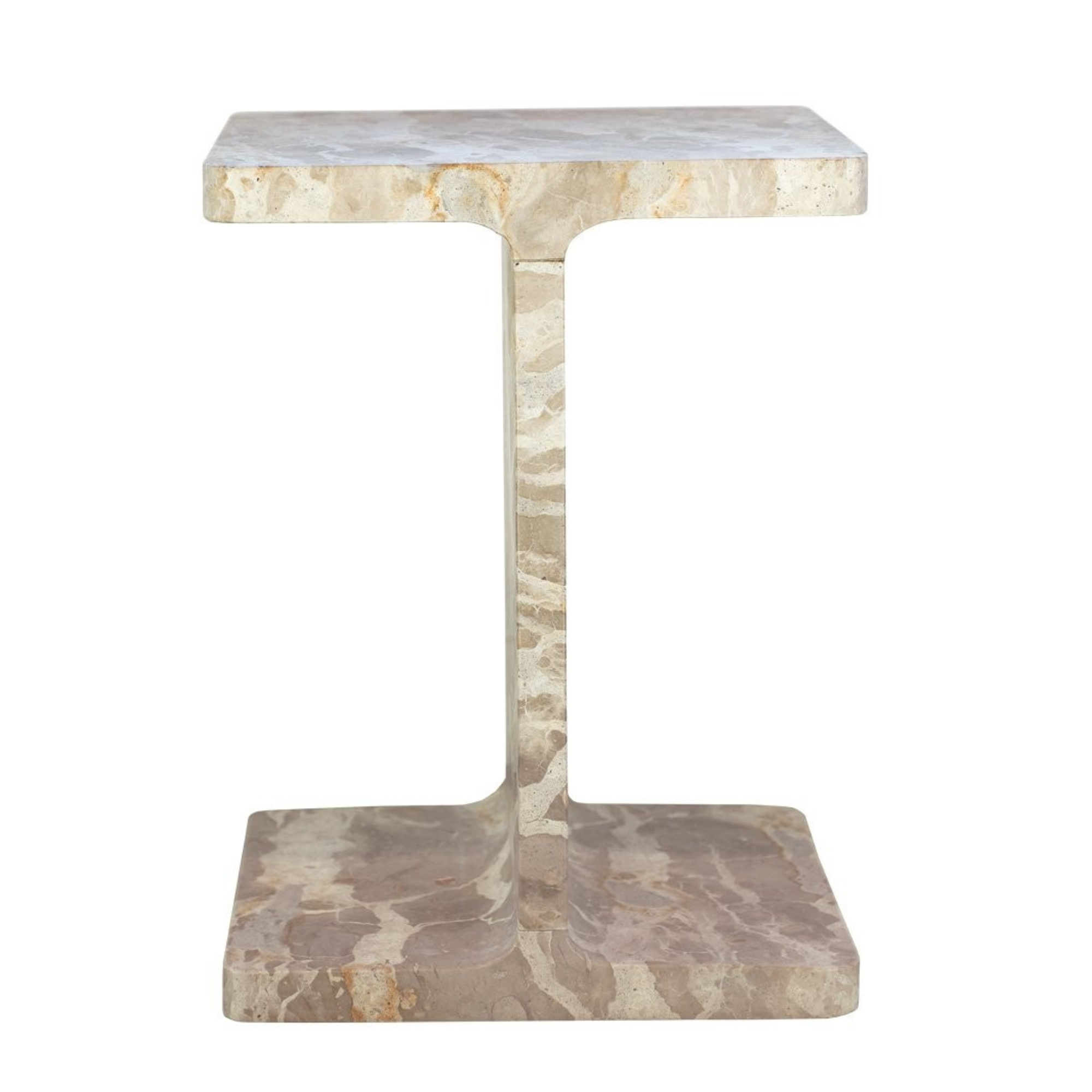 SICILY SQUARE SIDE TABLE | BEIGE