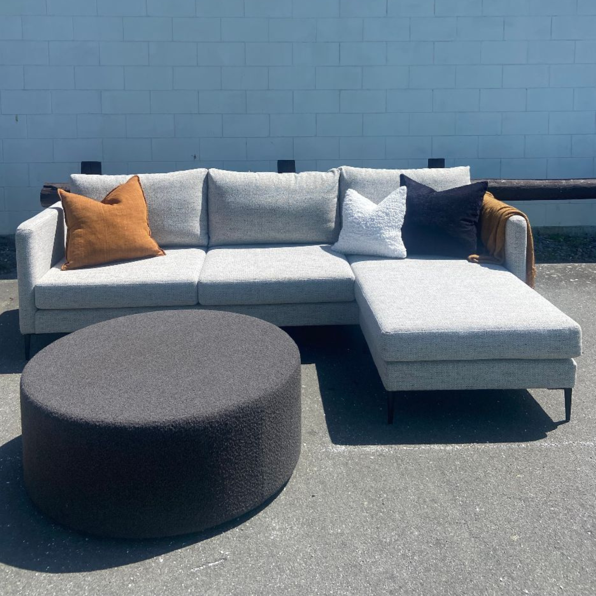 SIERRA 4 SEATER WITH REV CHAISE | NZ MADE | SEVERAL SIZES & FABRICS AVAILABLE