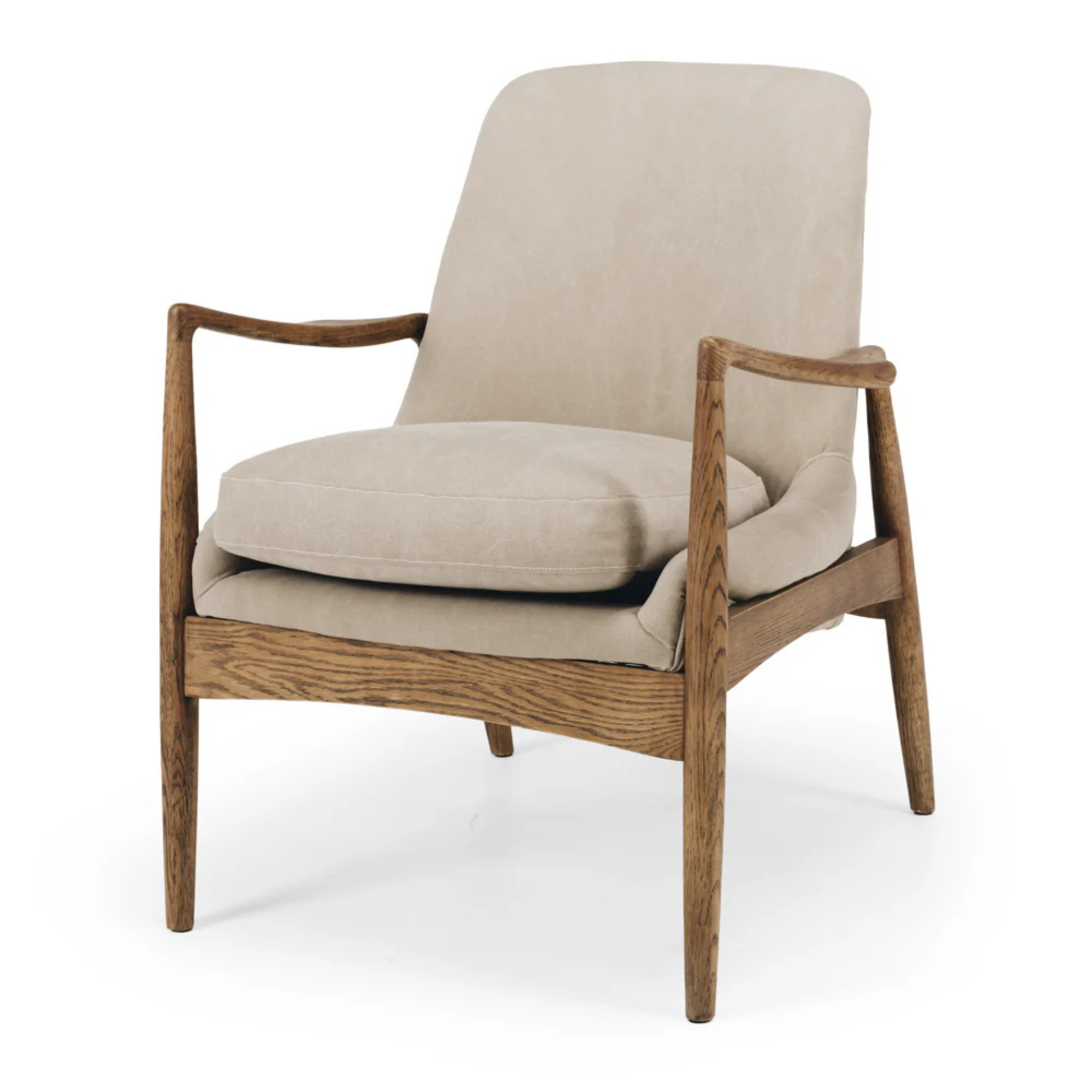 STEINER ARMCHAIR | CANVAS CEMENT