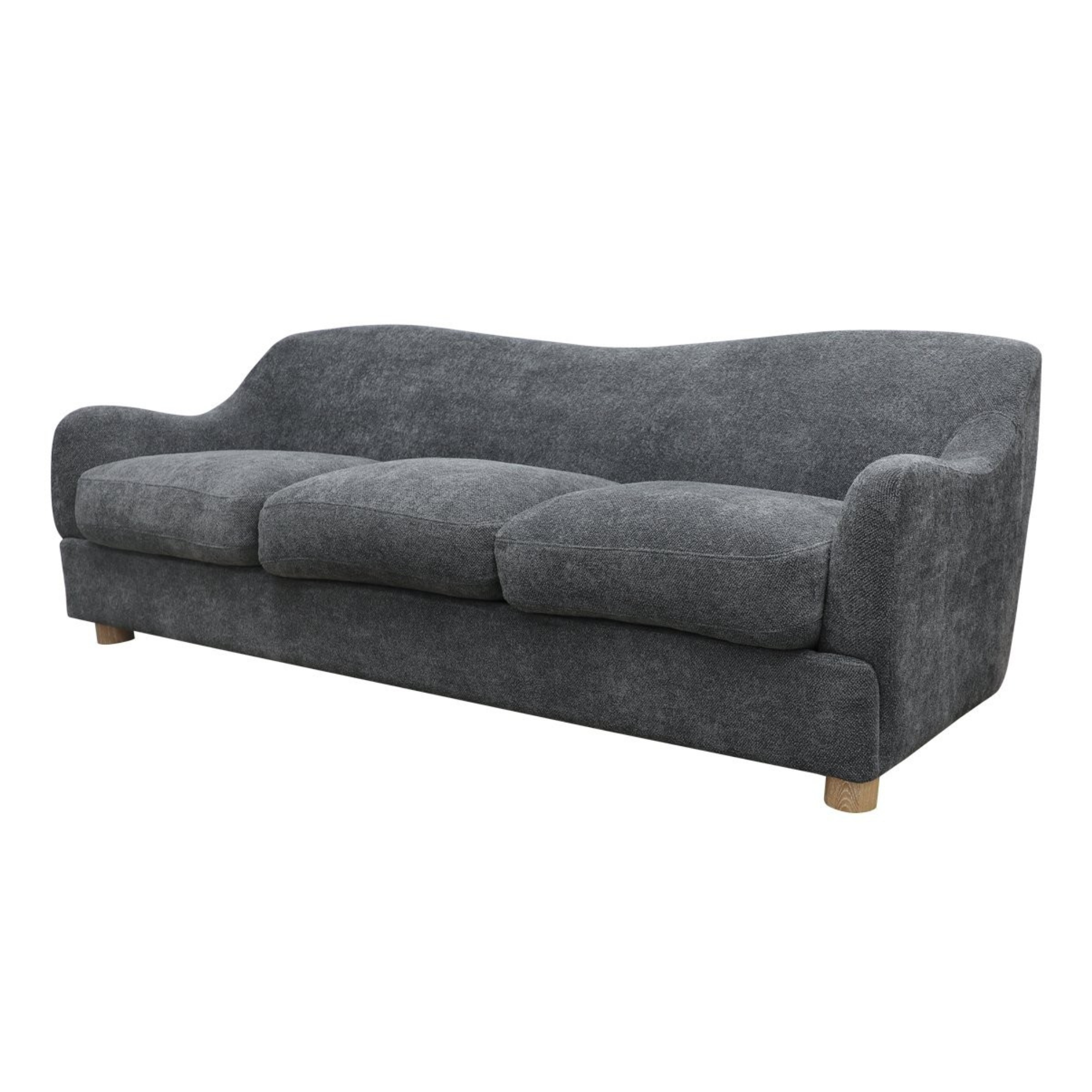 TEDDY 3 SEATER SOFA | SLATE OR OLIVE