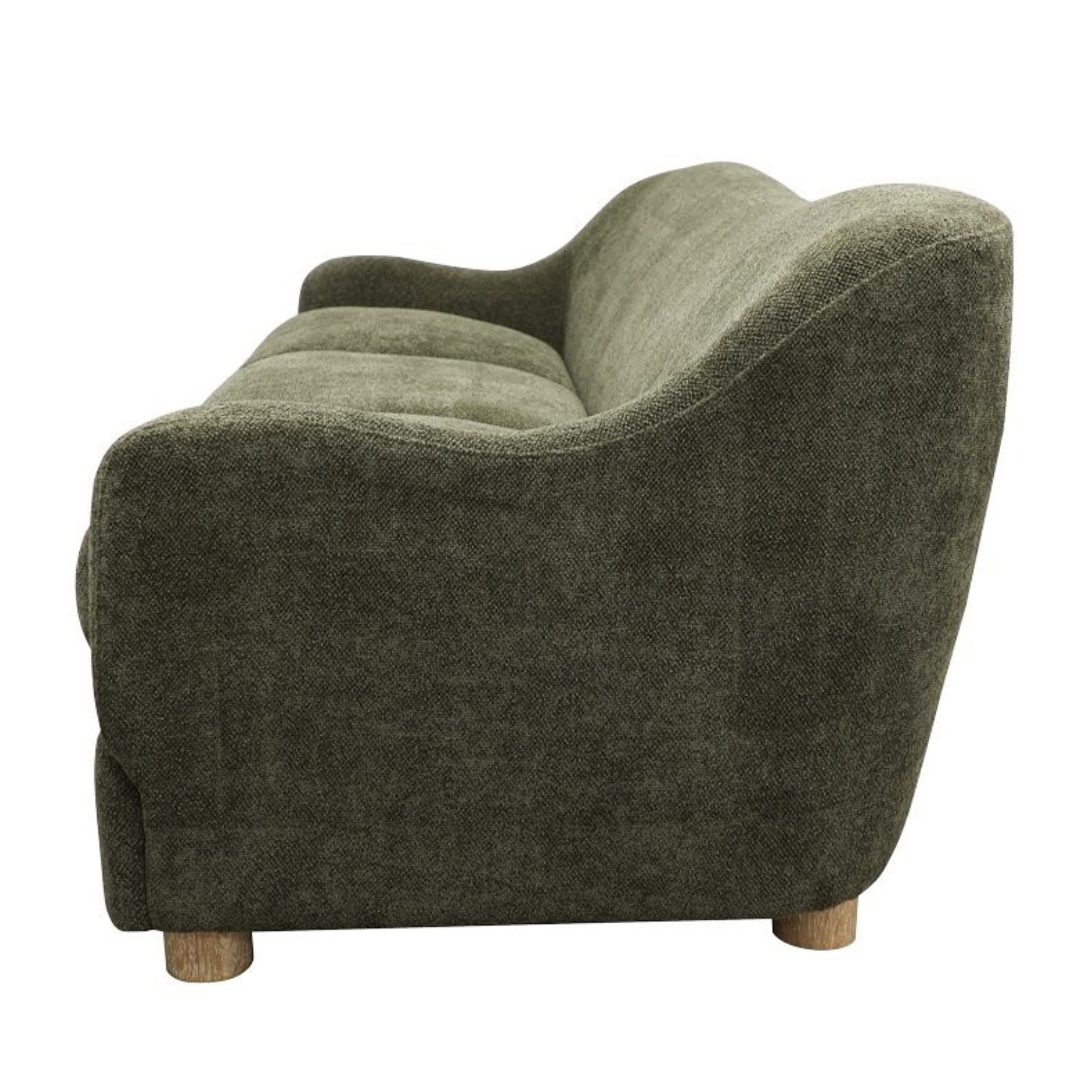 TEDDY 3 SEATER SOFA | OLIVE