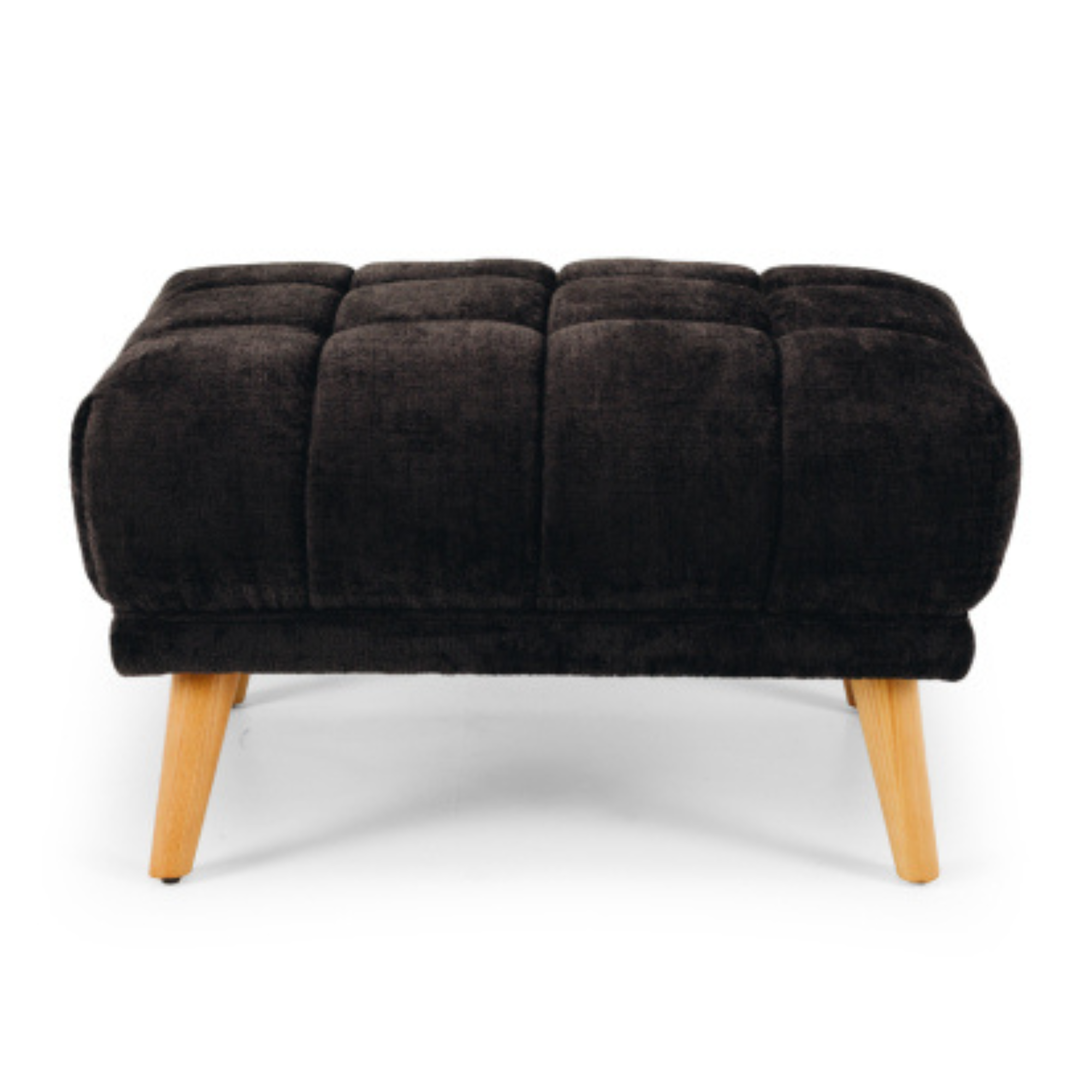 TOWELIE OTTOMAN / FOOTSTOOL | PANTHER BLACK