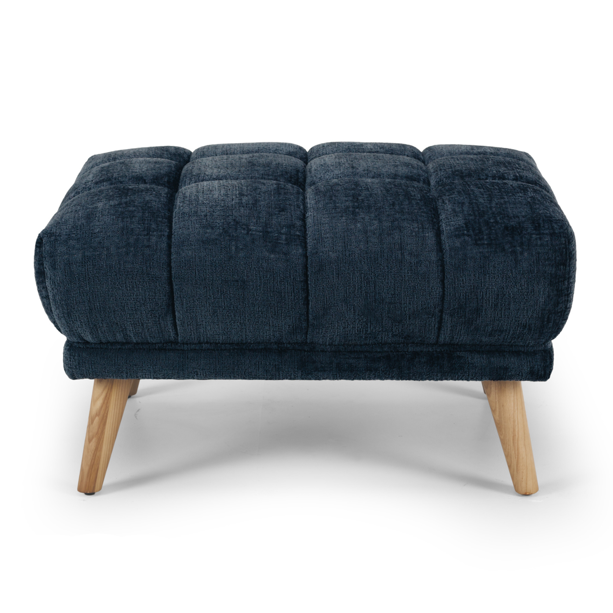 TOWELIE OTTOMAN / FOOTSTOOL | INDIGO BLUE