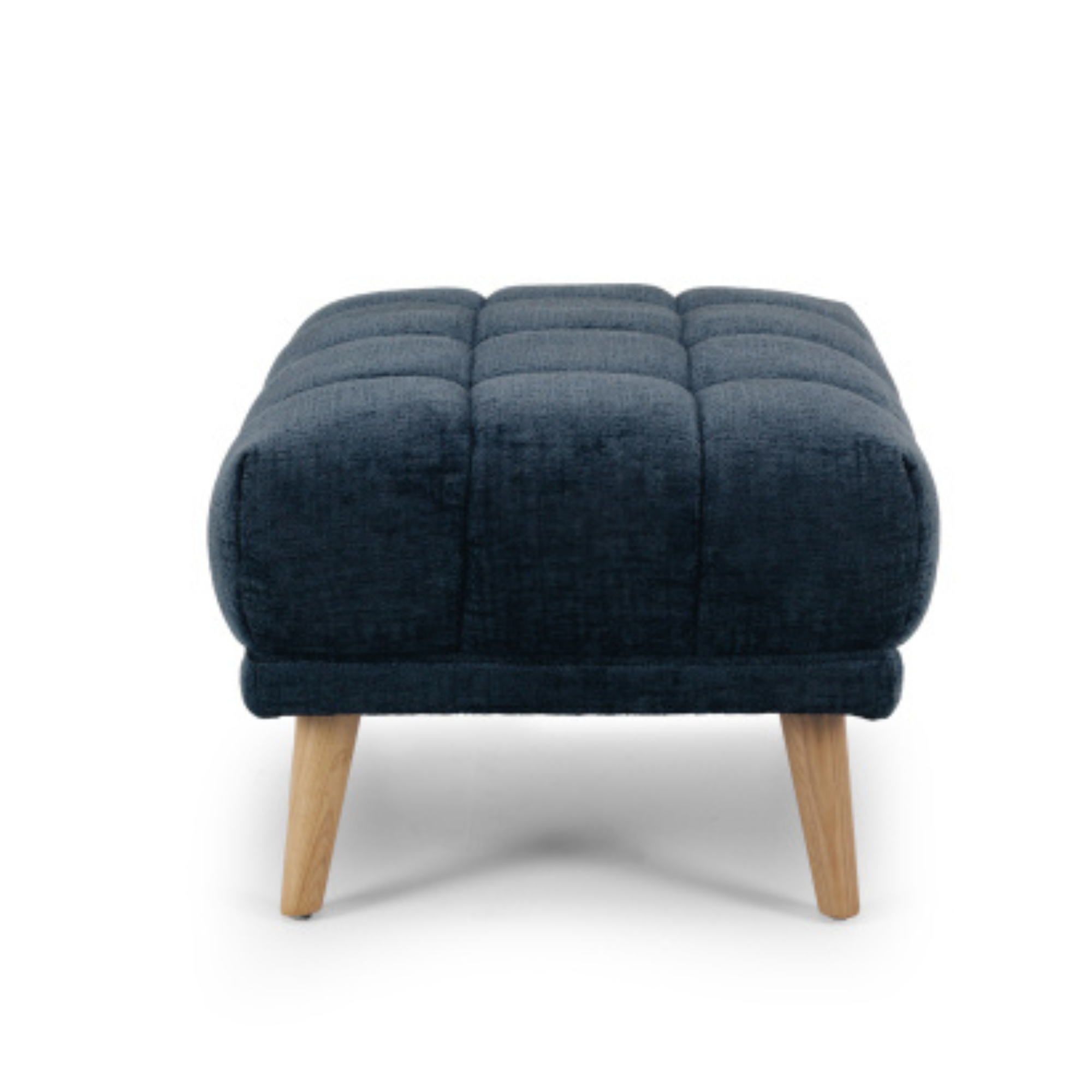 TOWELIE OTTOMAN / FOOTSTOOL | INDIGO BLUE