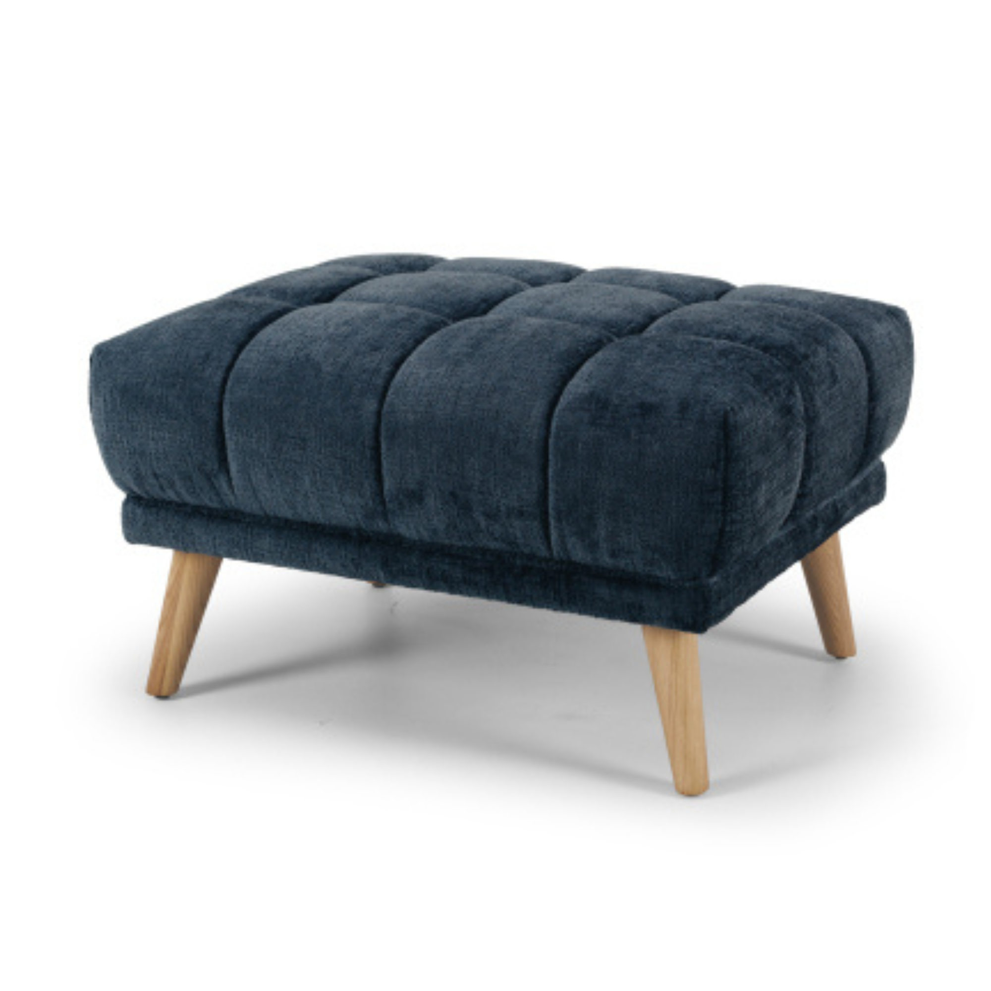 TOWELIE OTTOMAN / FOOTSTOOL | INDIGO BLUE