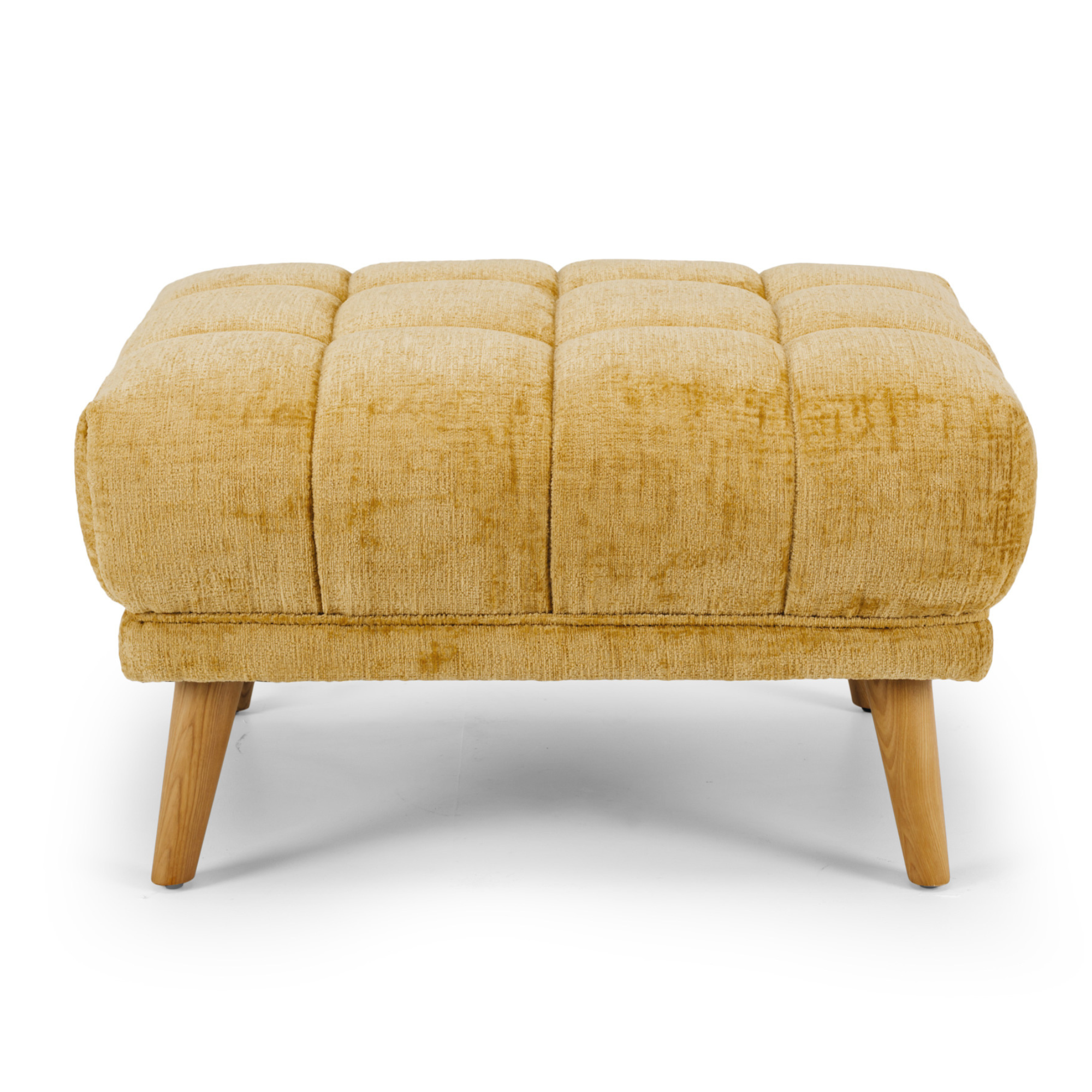 TOWELIE OTTOMAN / FOOTSTOOL | DIJON MUSTARD