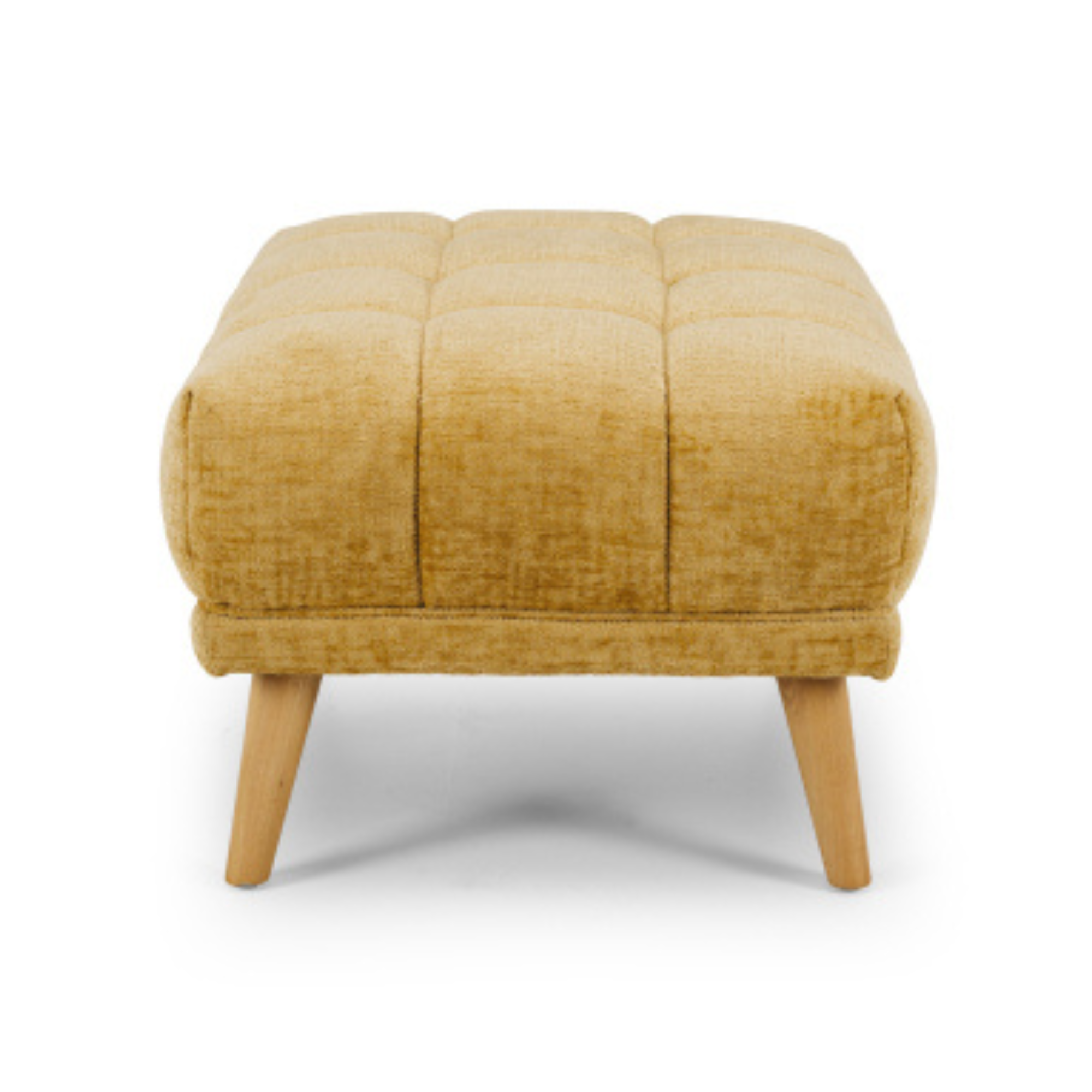 TOWELIE OTTOMAN / FOOTSTOOL | DIJON MUSTARD