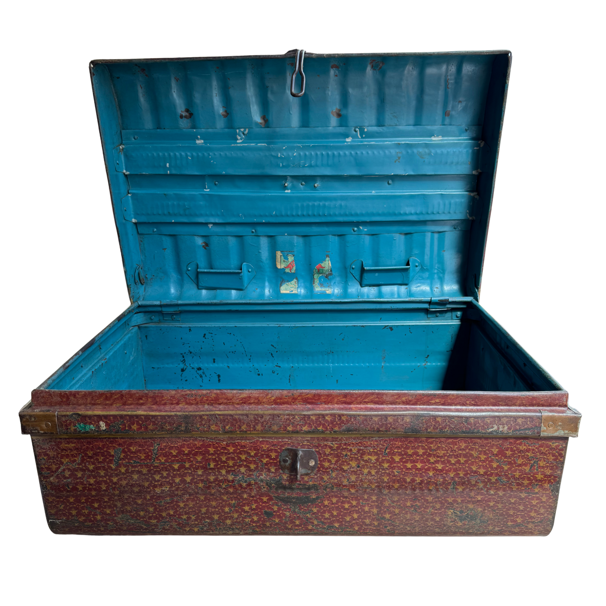 ORIGINAL TRAVELLERS TRUNK | RED & BLUE