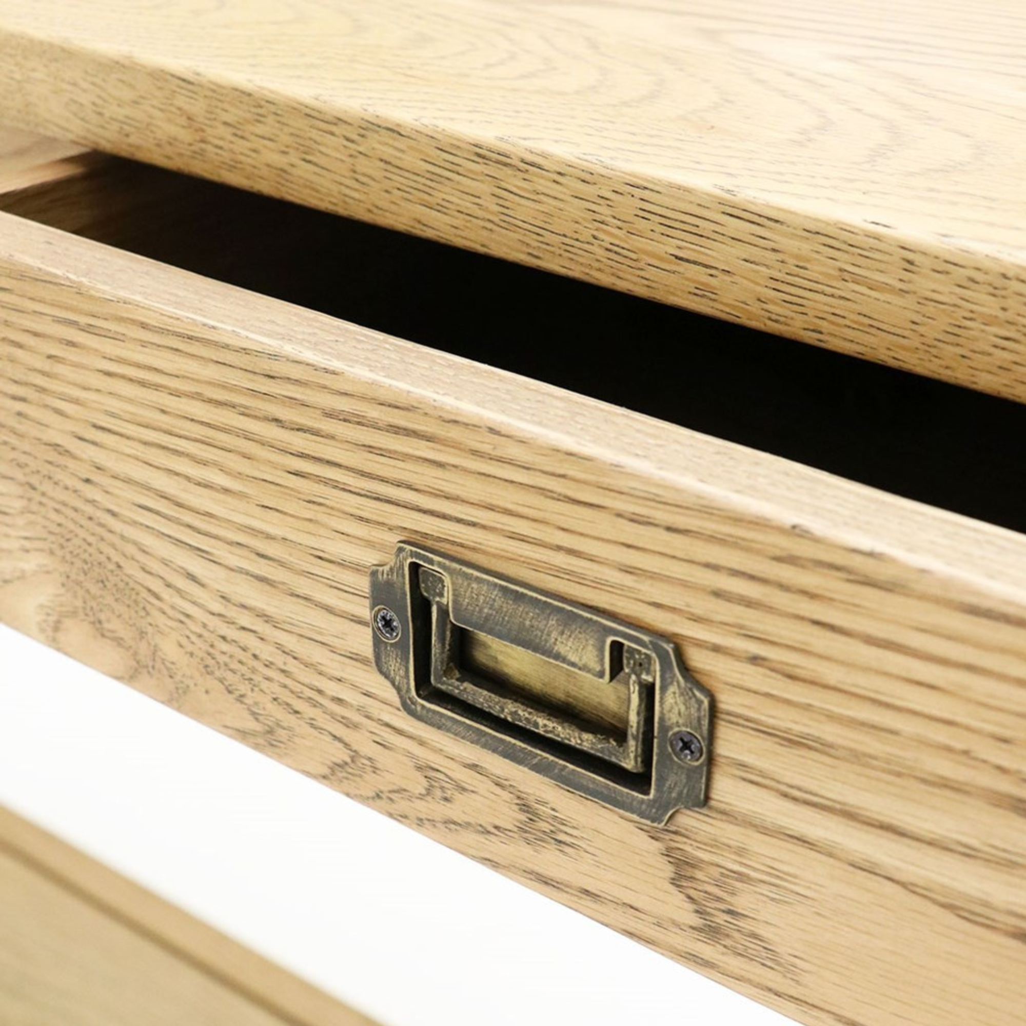 Vaasa 2 Drawer Coffee Table | Solid Oak