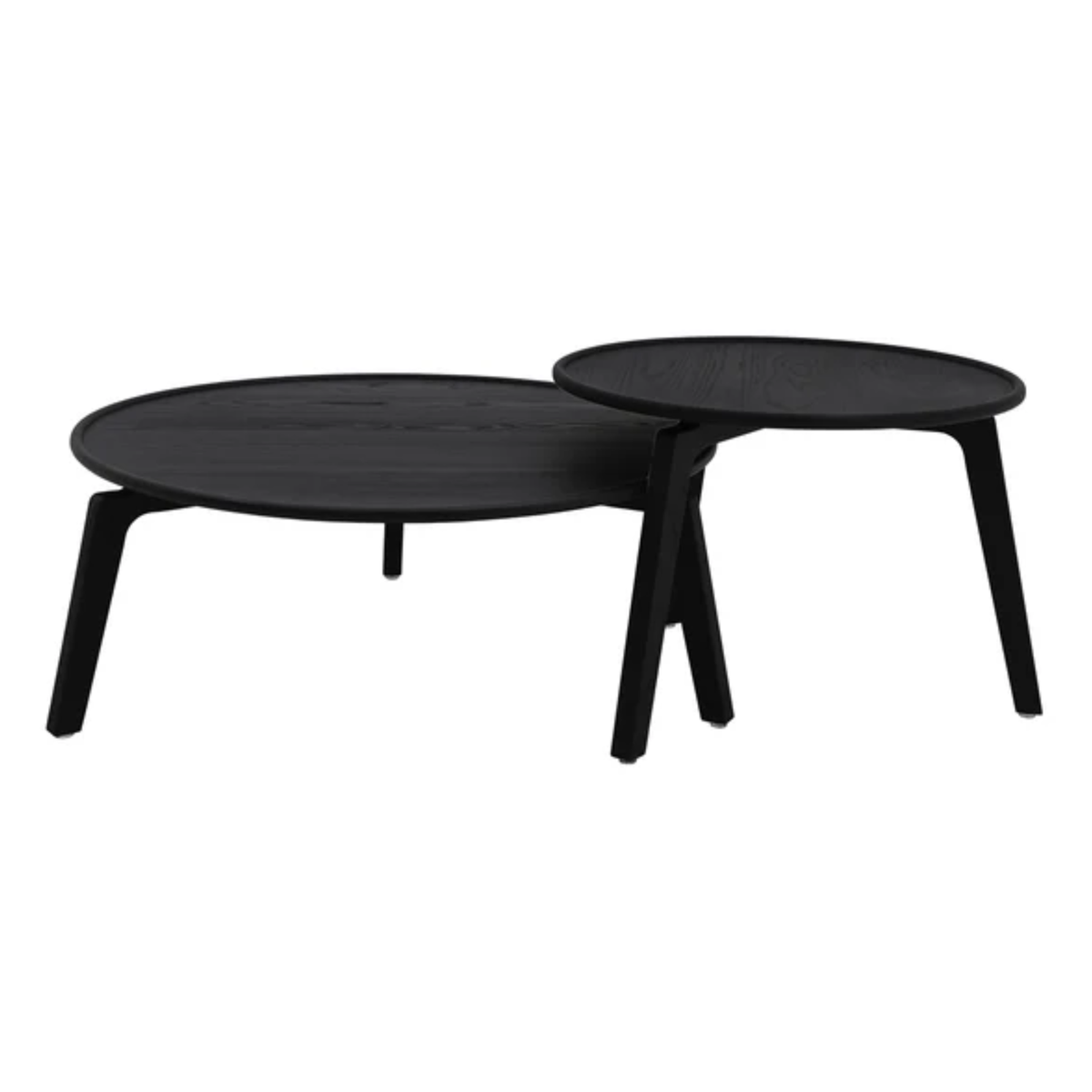 Vardo Tall Nesting Table | Black Ash