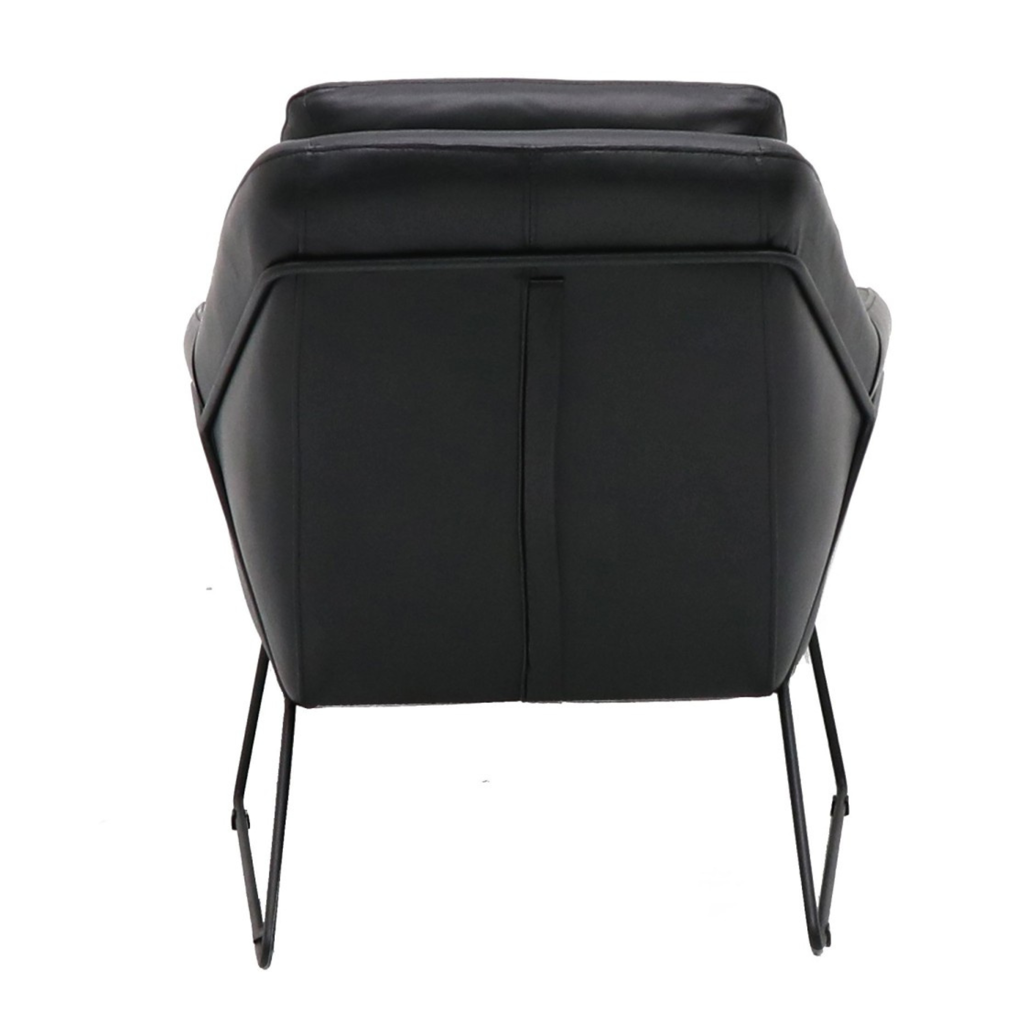 WORKSHOP LEATHER ARMCHAIR | BLACK