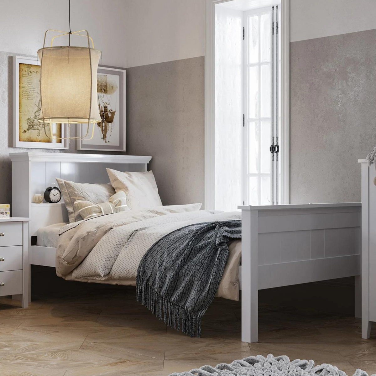 ADVENTURE SLAT BED WITH HEADEND SHELF LOWFOOT OR HIGHFOOT NZ MADE The Best Furniture Shop