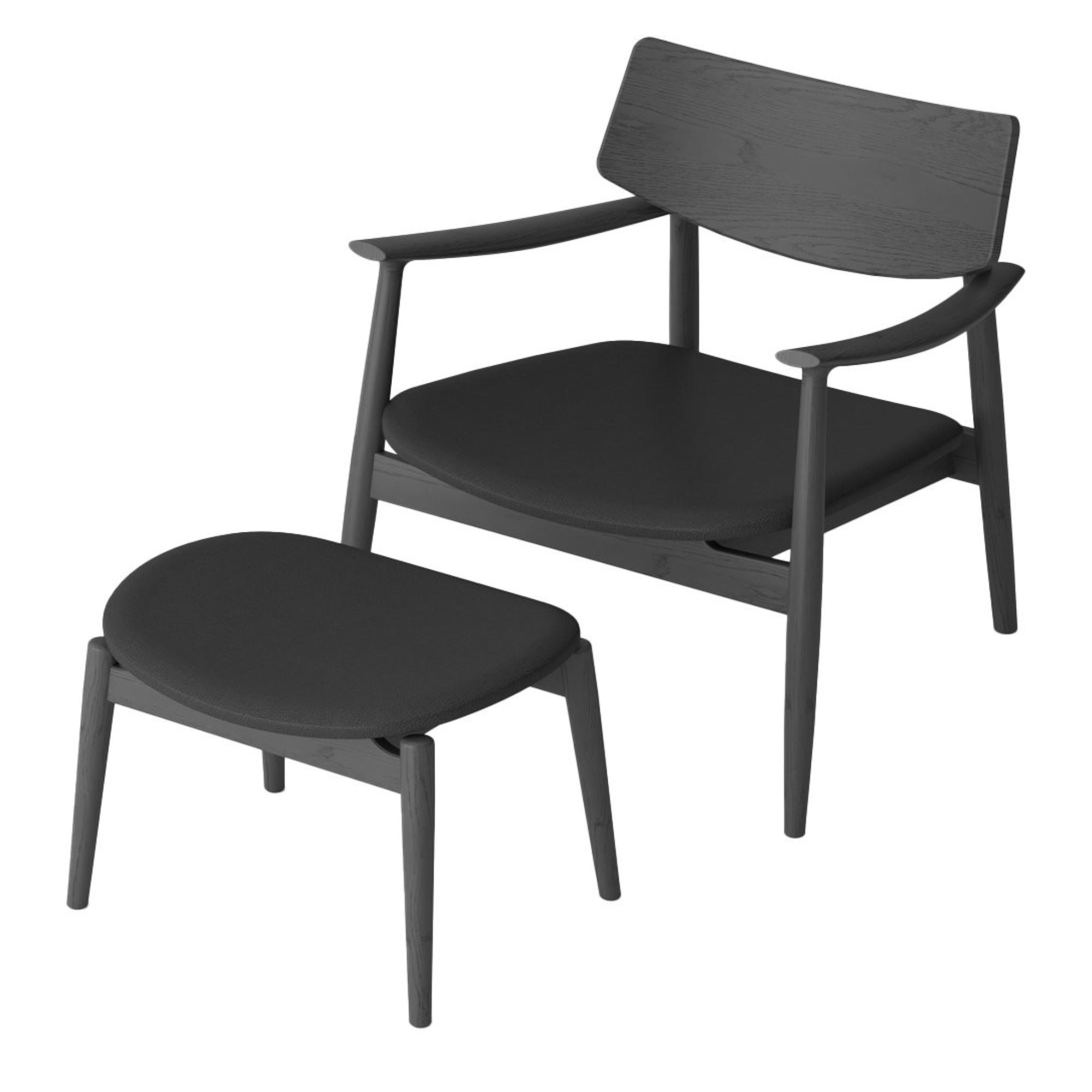 ALTA FOOTSTOOL | BLACK