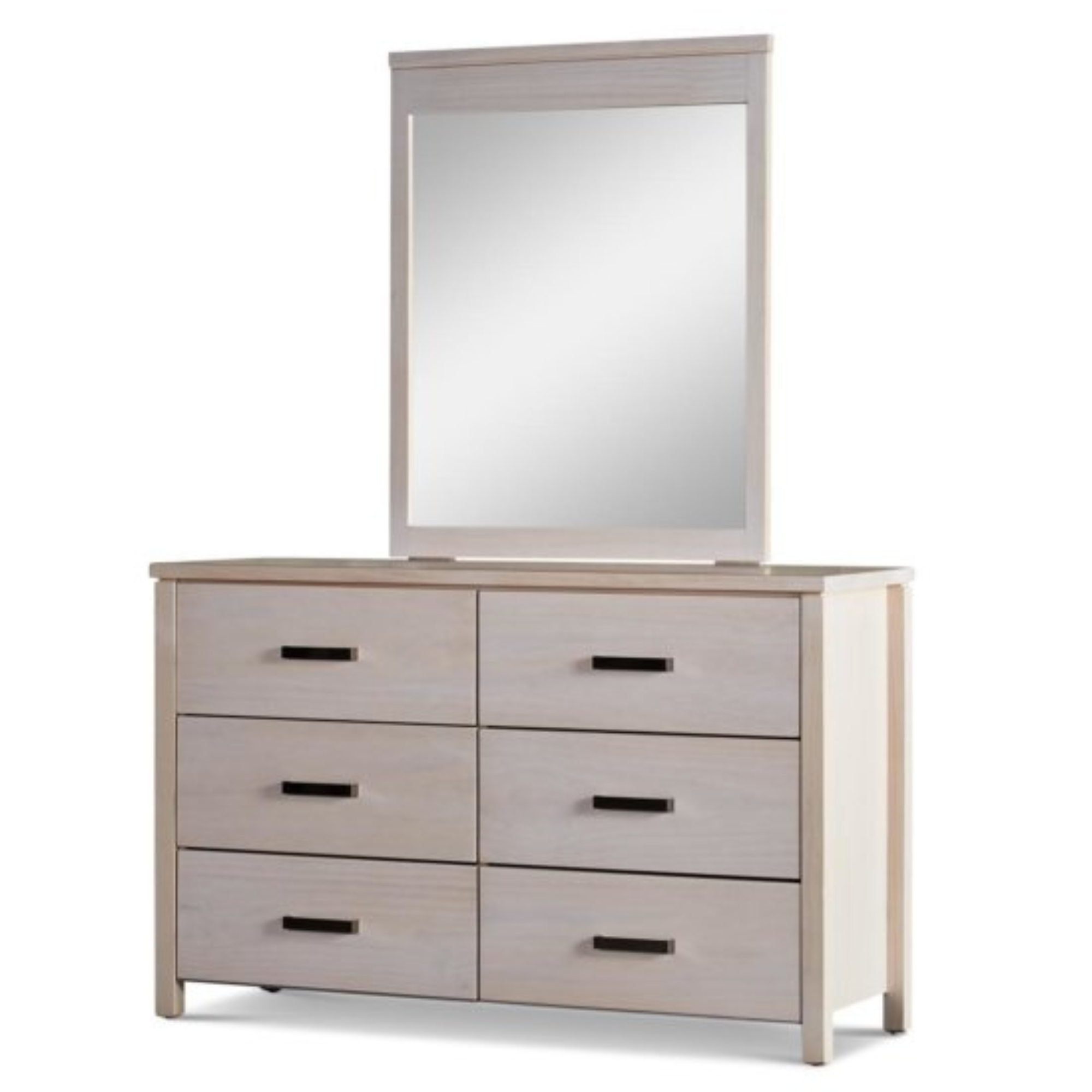 MOANA 6 DRAWER DRESSER & MIRROR