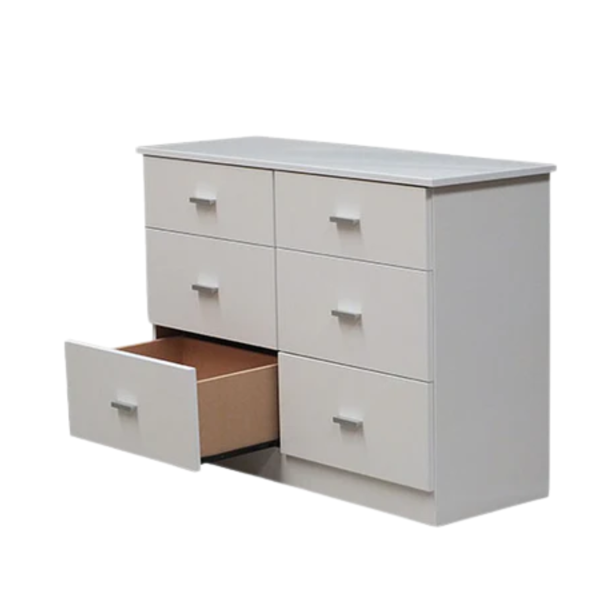 Arctic 6 Drawer Lowboy
