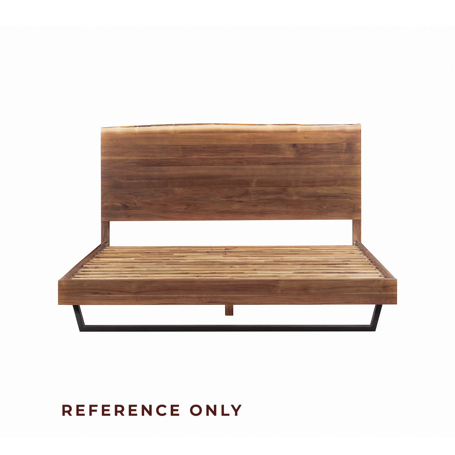 LIVE-EDGE KING SLAT BED