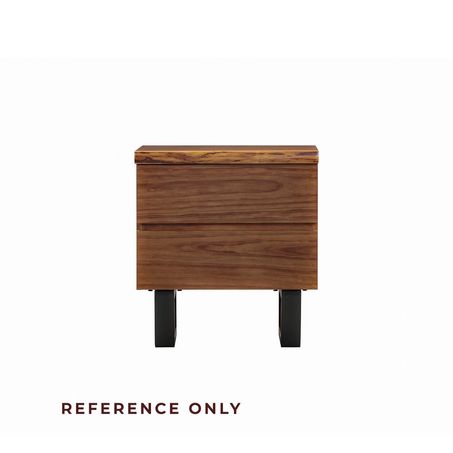 LIVE-EDGE BEDSIDE CABINET