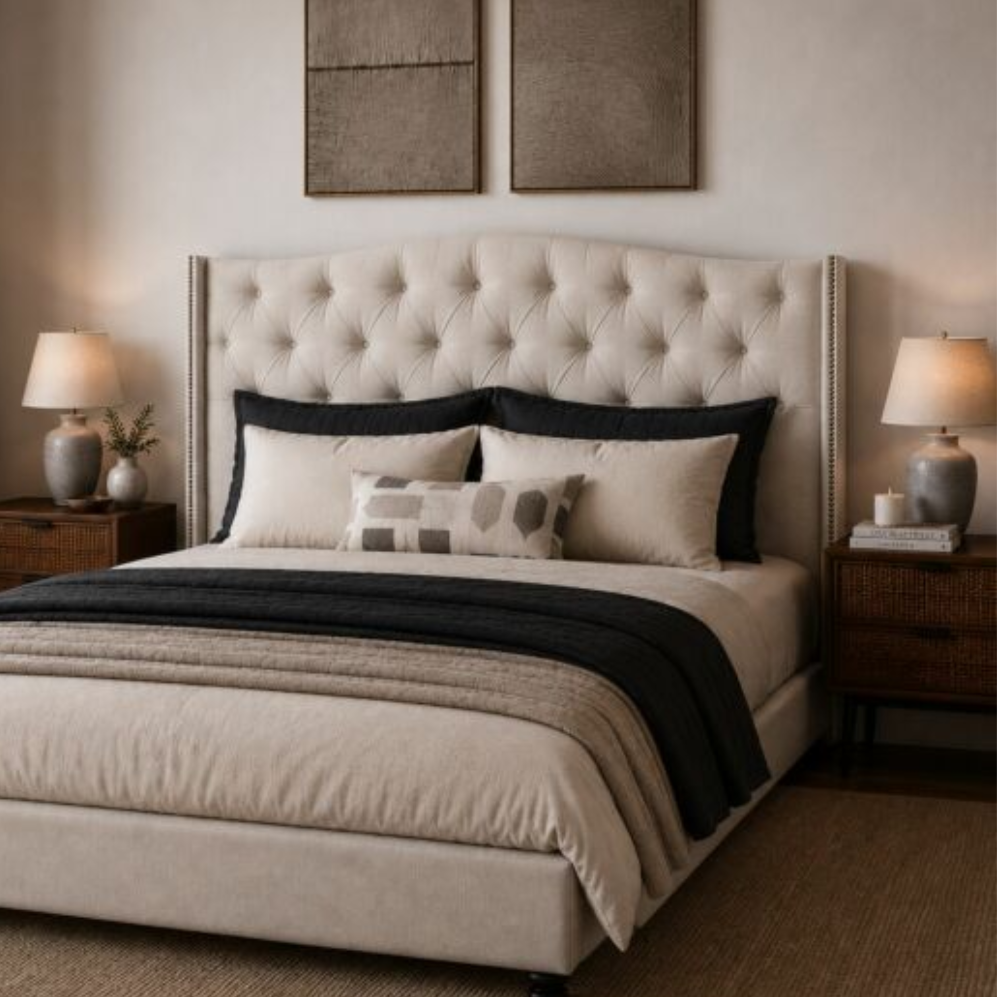 Bellevue Headboard | Choose a Fabric | NZ Made