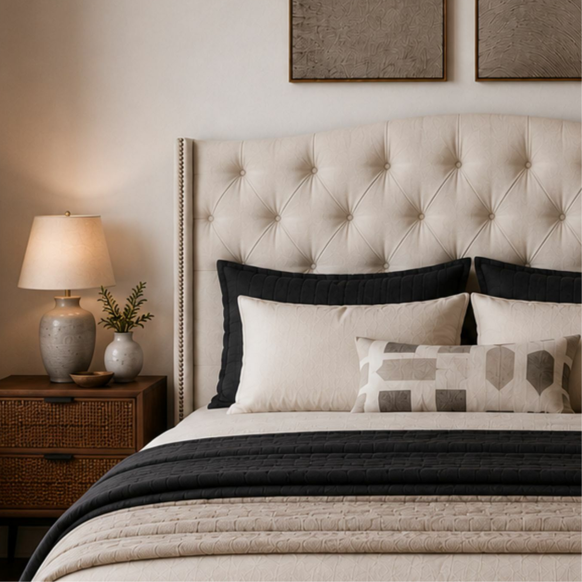 Bellevue Headboard | Choose a Fabric | NZ Made