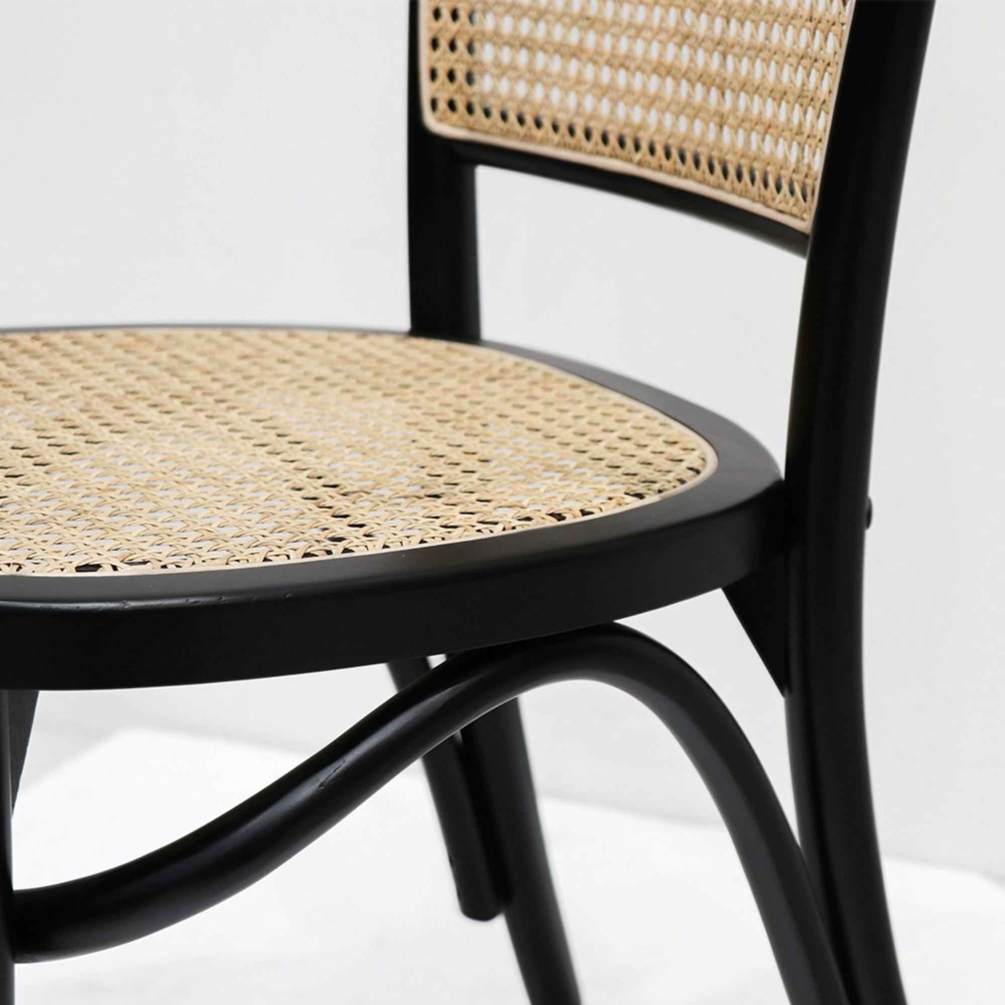 BENTWOOD RATTAN DINING CHAIR | 2 COLOURS