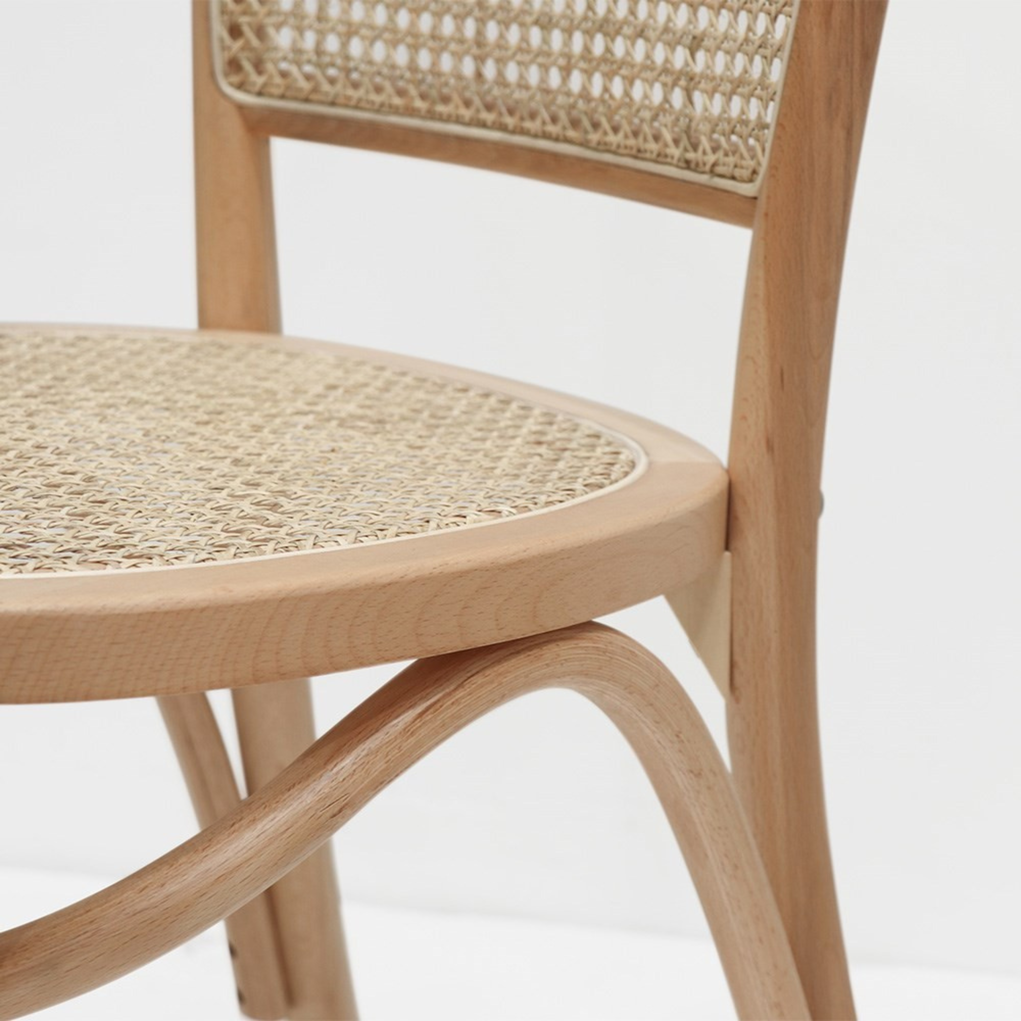 BENTWOOD RATTAN DINING CHAIR | 2 COLOURS