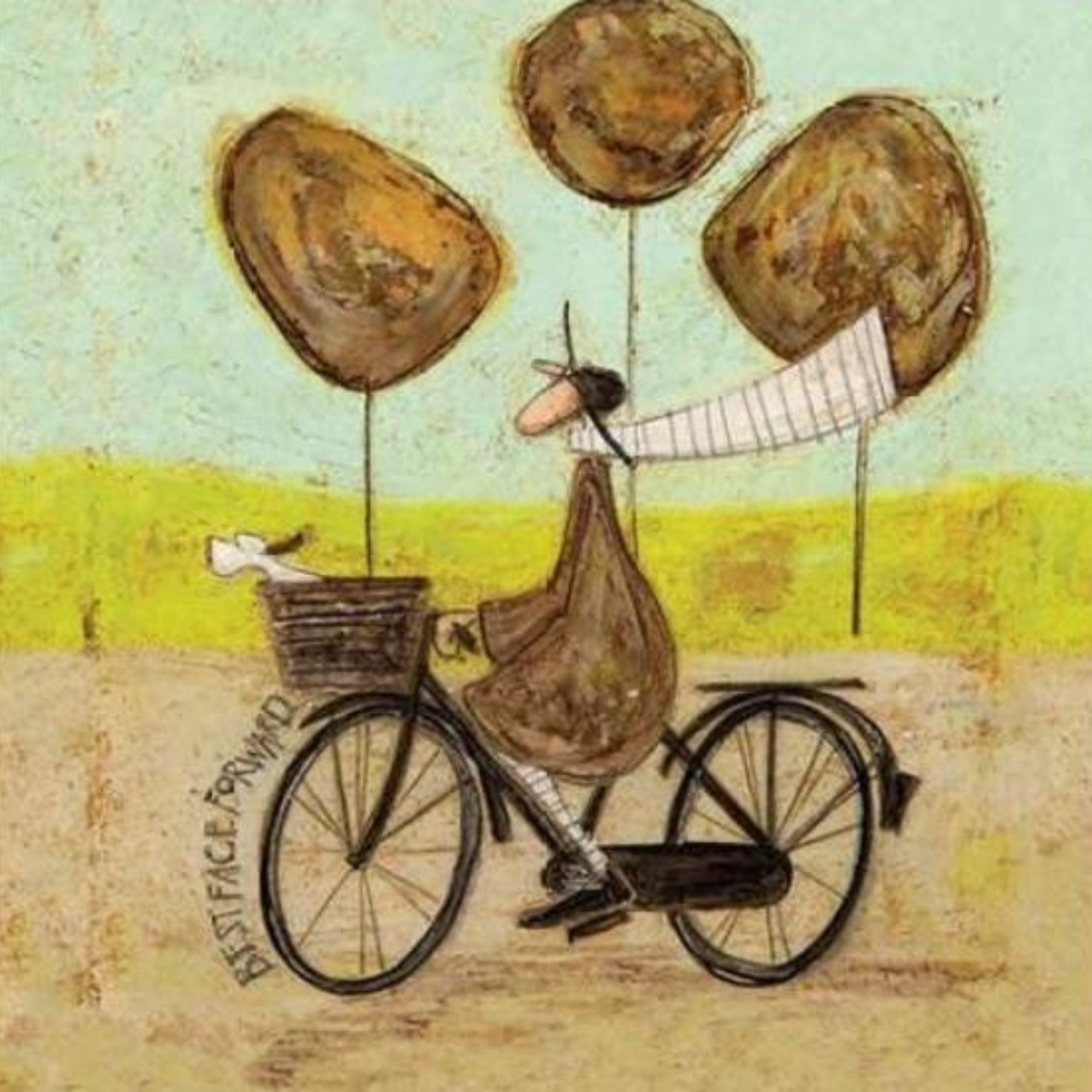 BEST FACE FORWARD | BOX FRAME READY TO HANG | SAM TOFT | NZ MADE