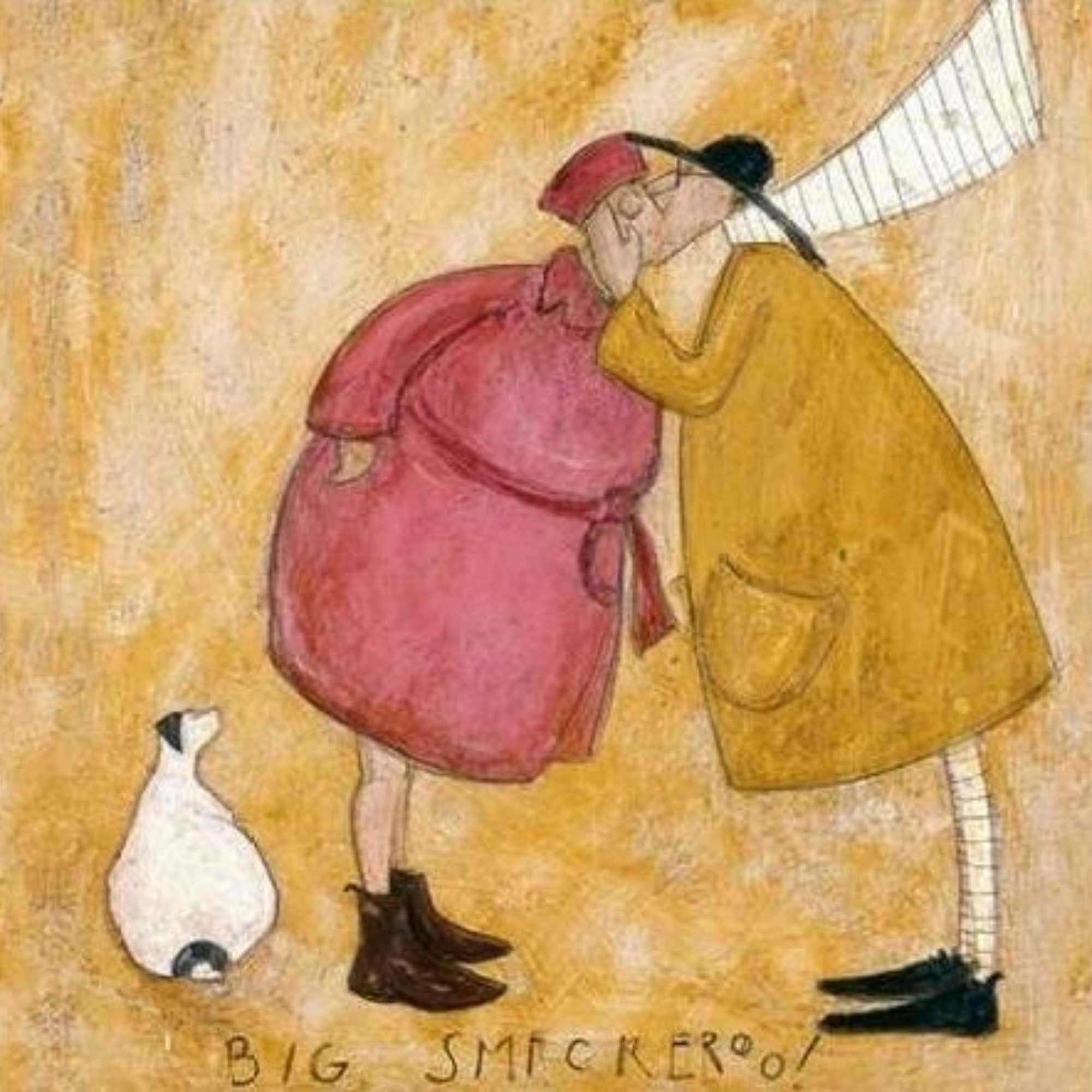 BIG SMACKEROO | BOX FRAME READY TO HANG | SAM TOFT | NZ MADE