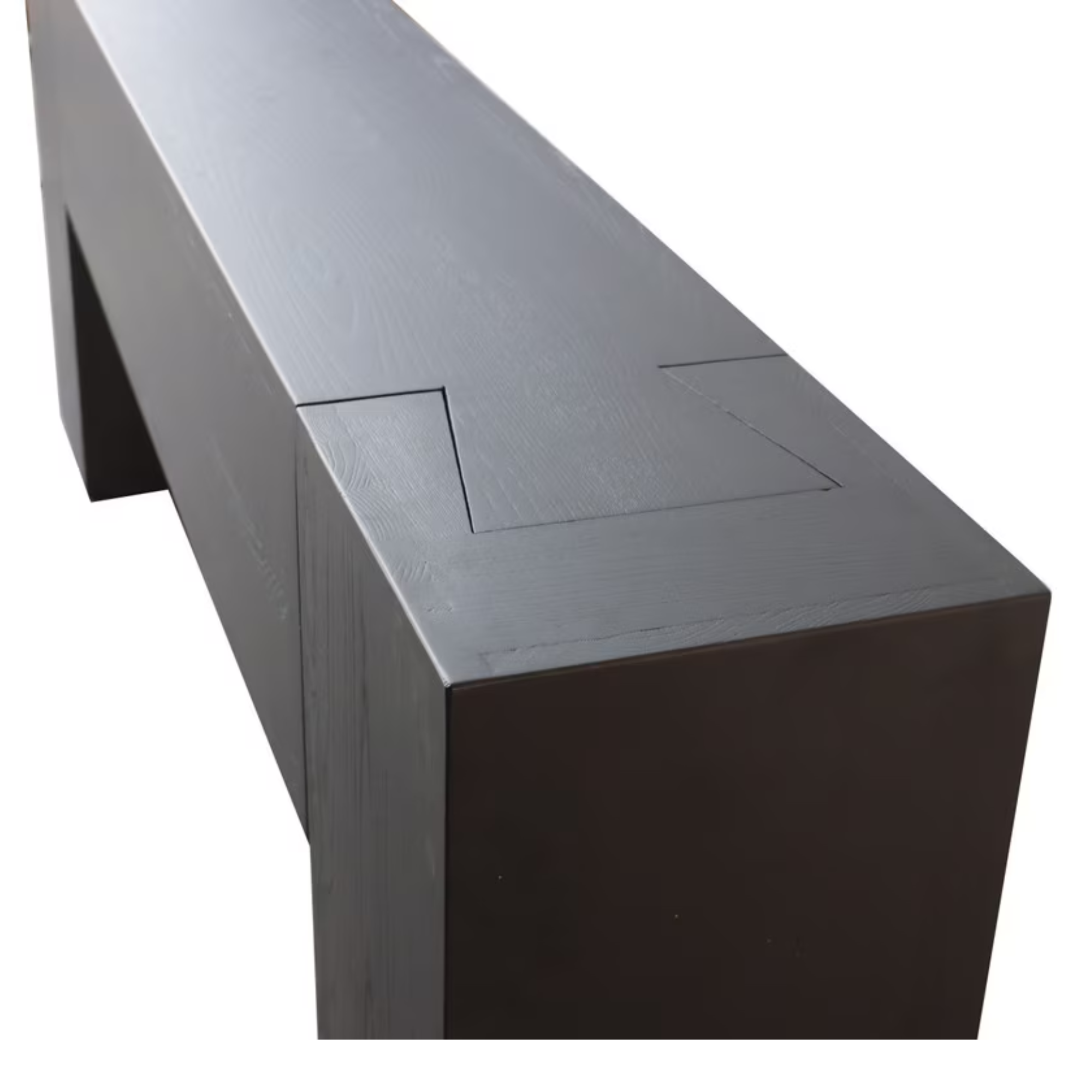 Block Antique Elm Console | Black