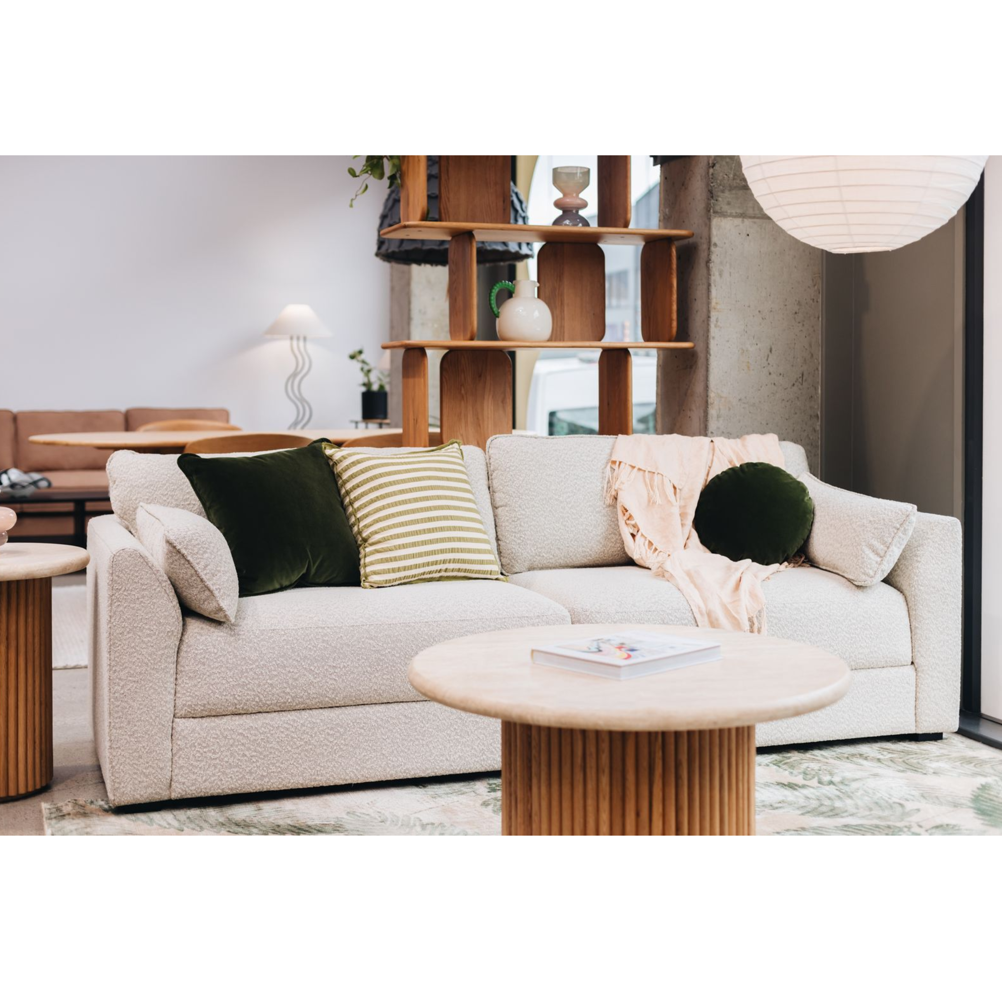 Bonnie 3 Seater Sofa | Pumice