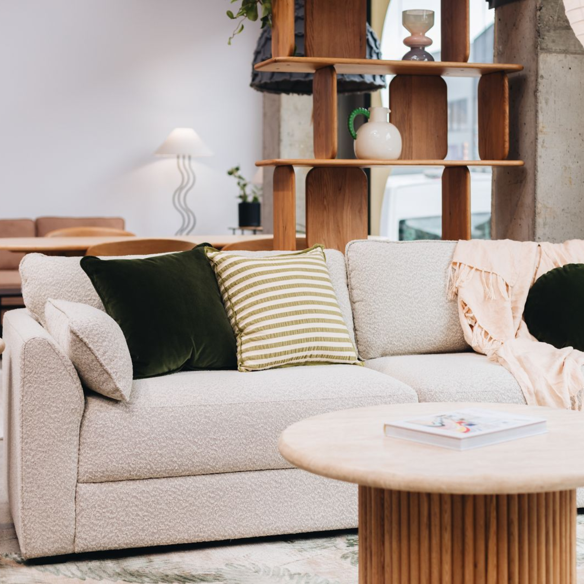 Bonnie 3 Seater Sofa | Pumice