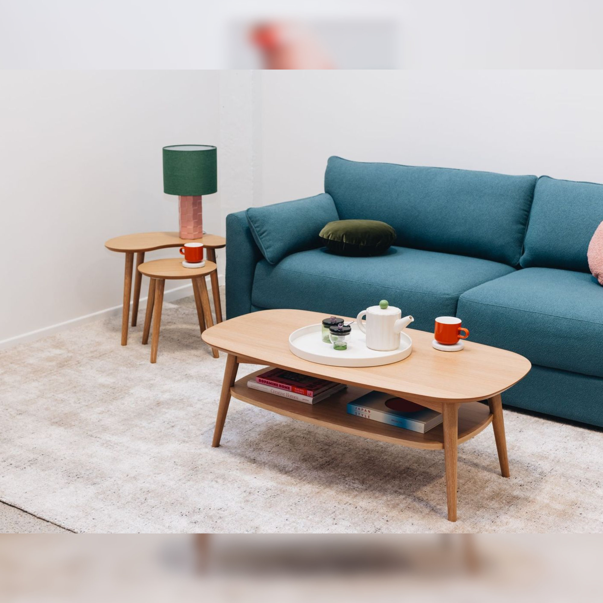BONNIE 3 SEATER SOFA | DENIM BOUCLE
