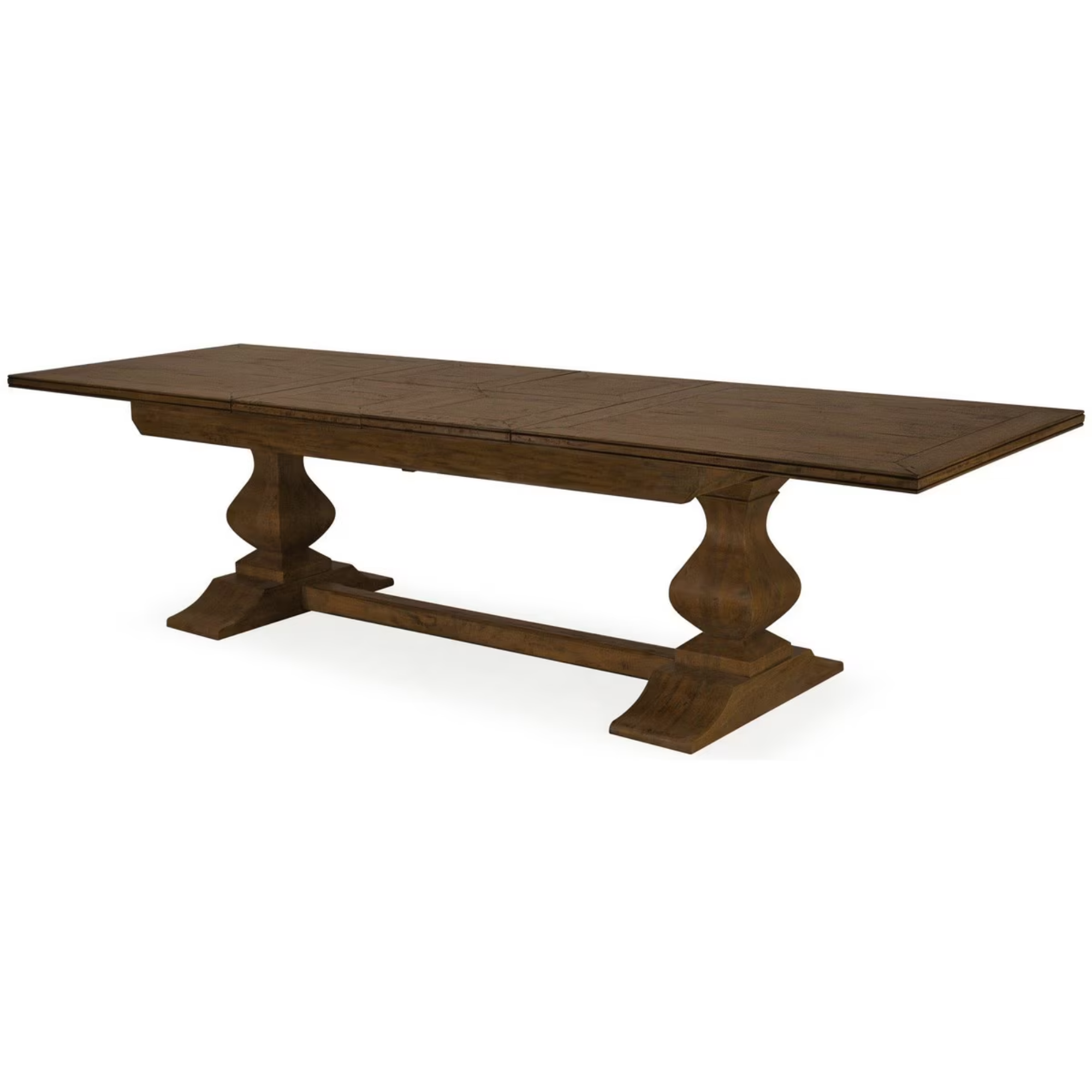 Bosquet Double Extension Dining Table | Rustic Dark