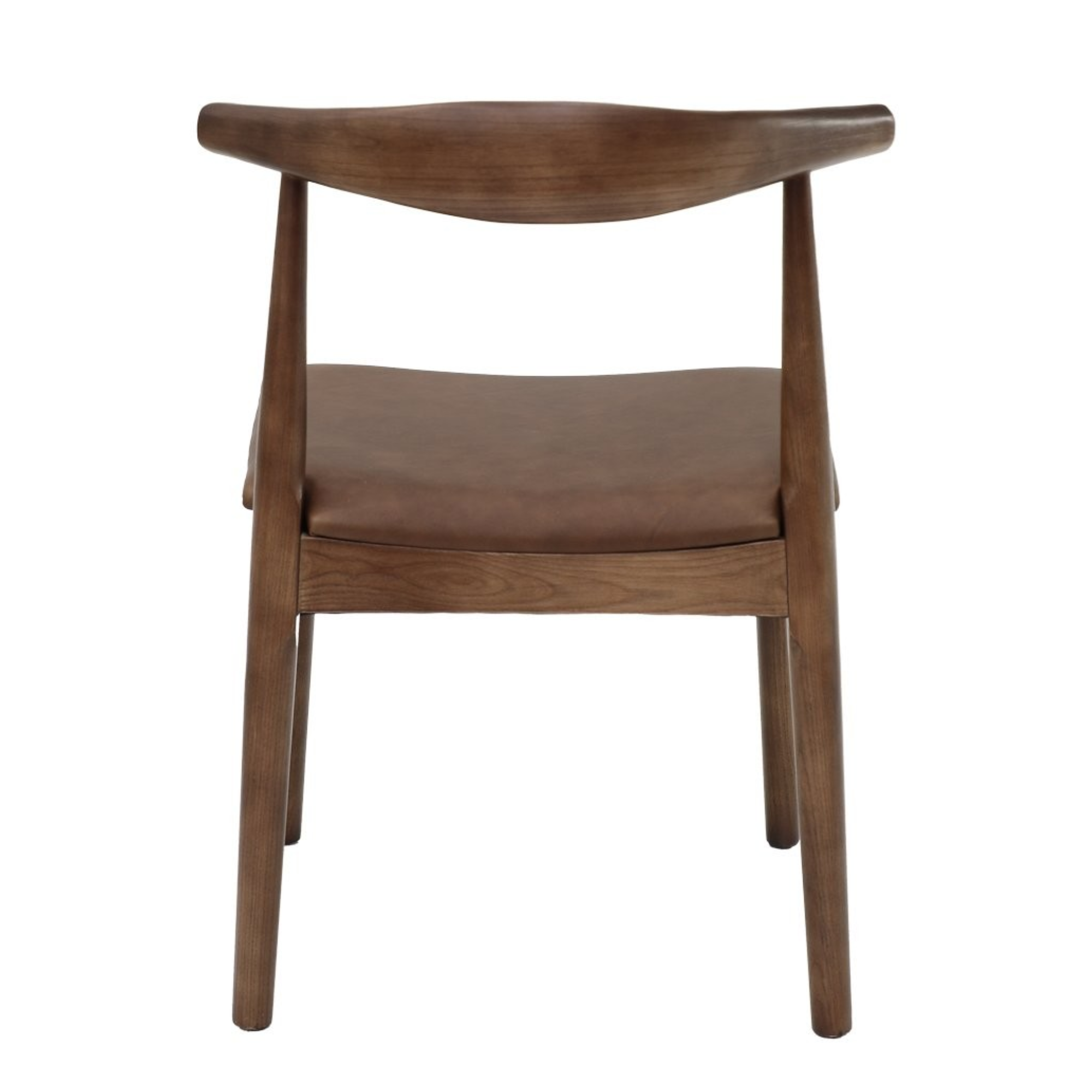 BOWEN BROWN DINING CHAIR | BROWN LEATHER