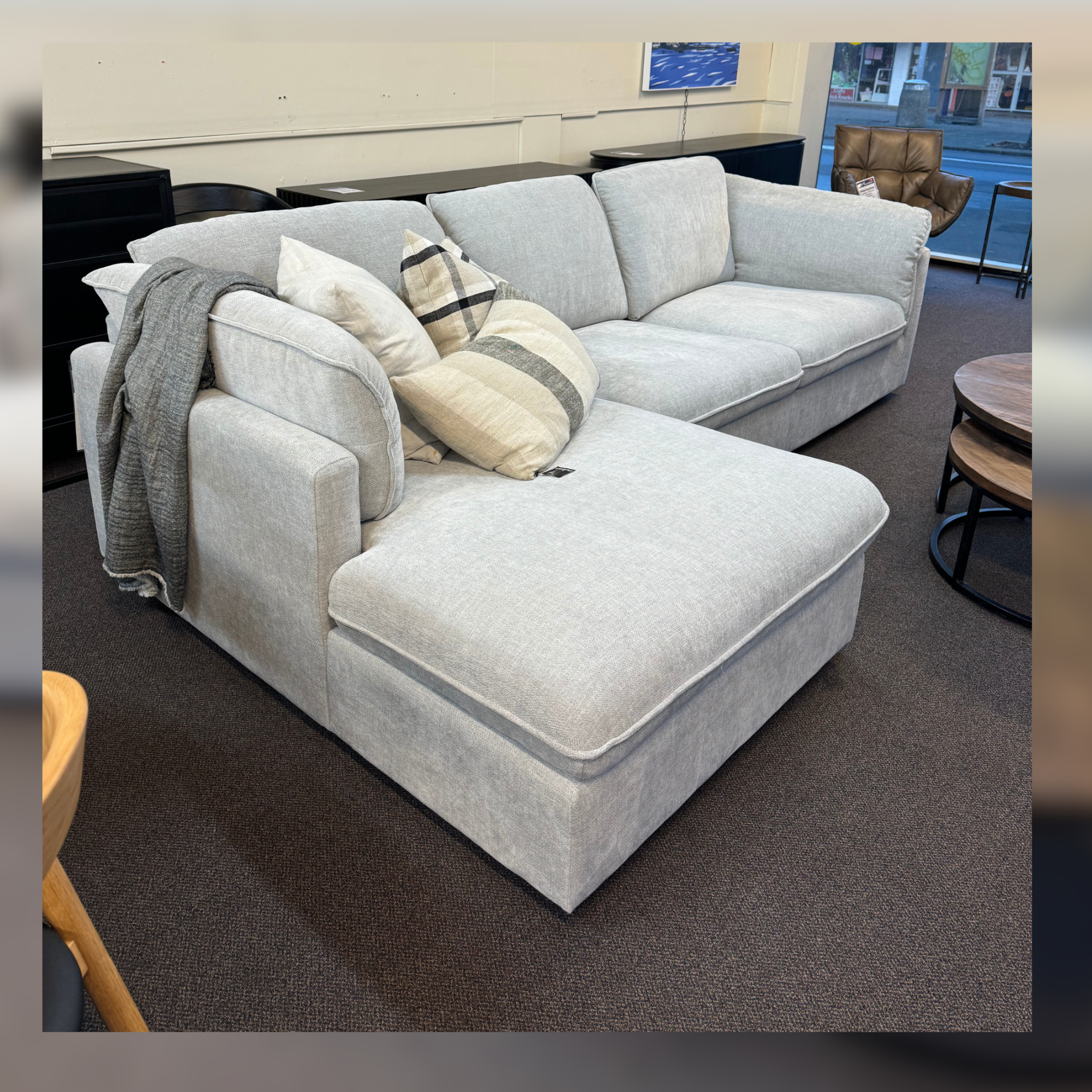 CALI 3 SEATER CHAISE | LEFT OR RIGHT FACING