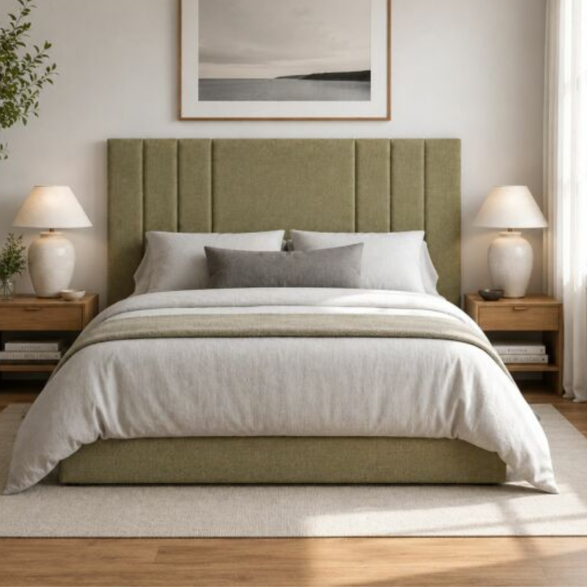 Calypso Headboard | Choose a Fabric | NZ Made