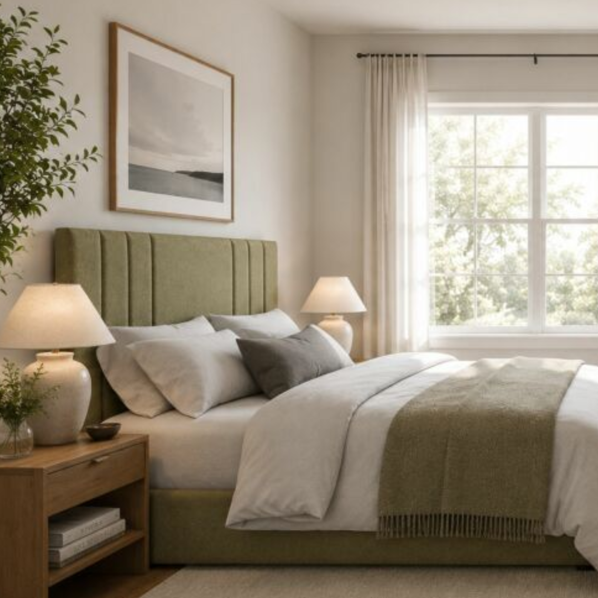 Calypso Headboard | Choose a Fabric | NZ Made
