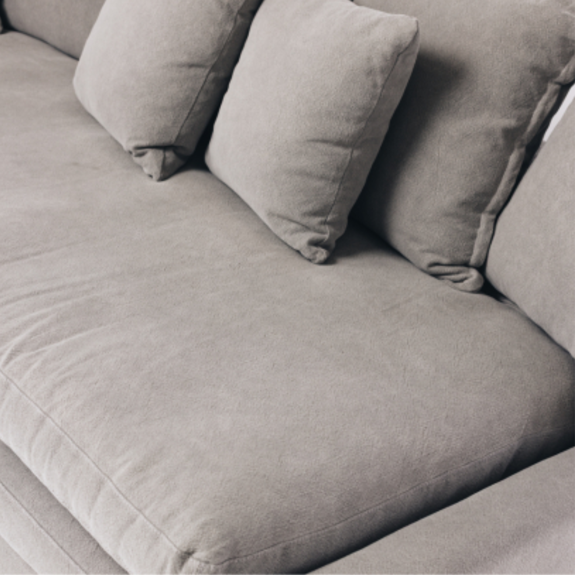 CLOUD 3 SEATER SOFA | CEMENT