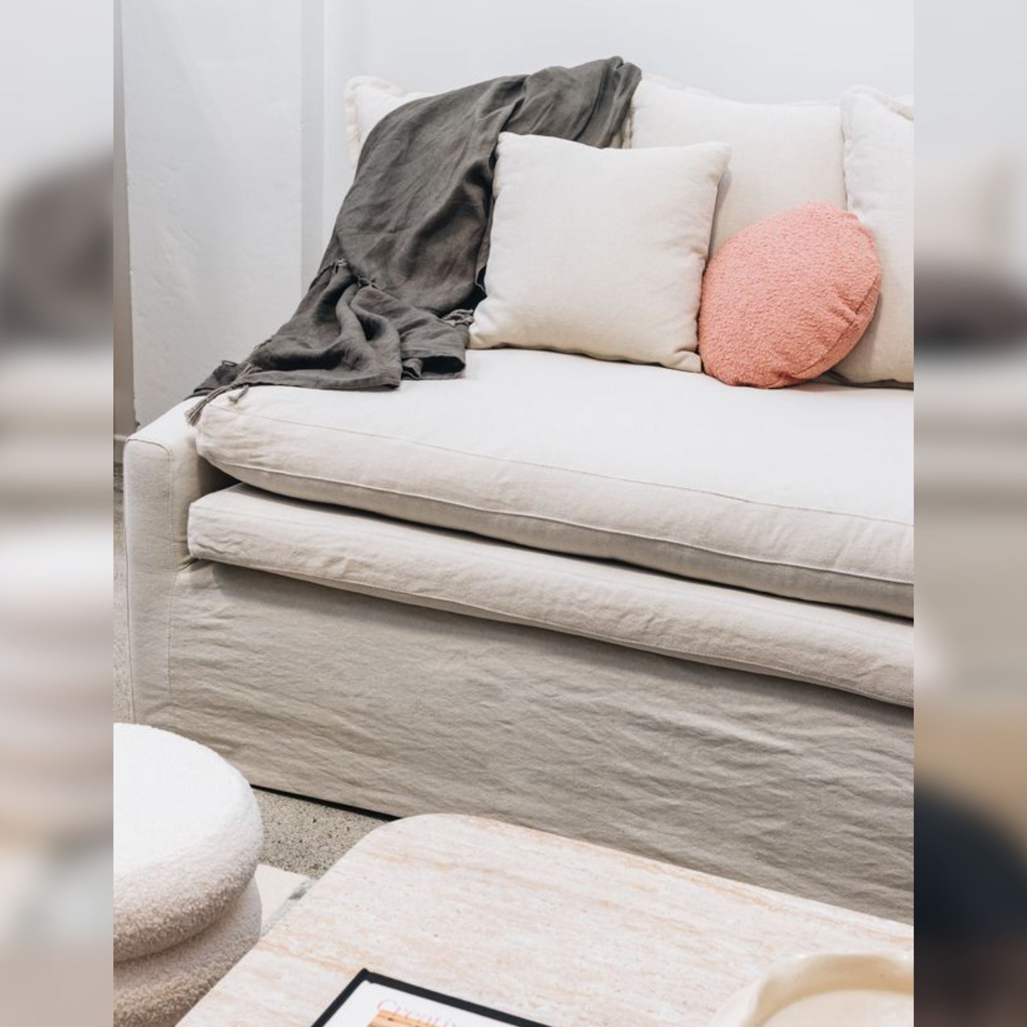 CLOUD 3 SEATER SOFA | OATMEAL