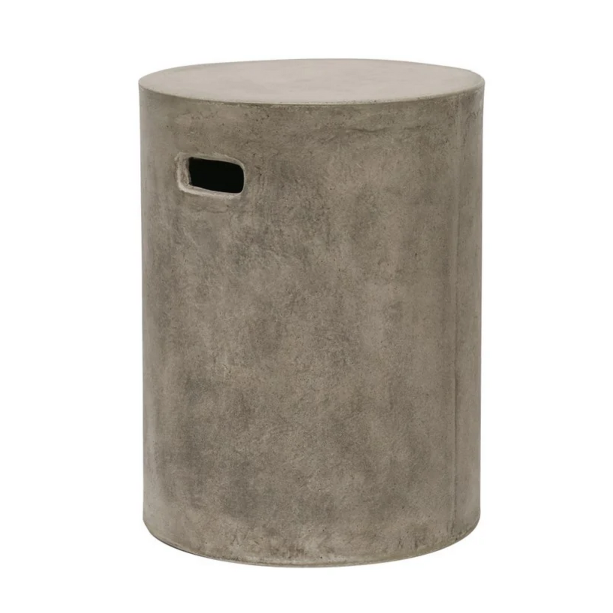 Concrete Pipe Side Table - Stool | Grey