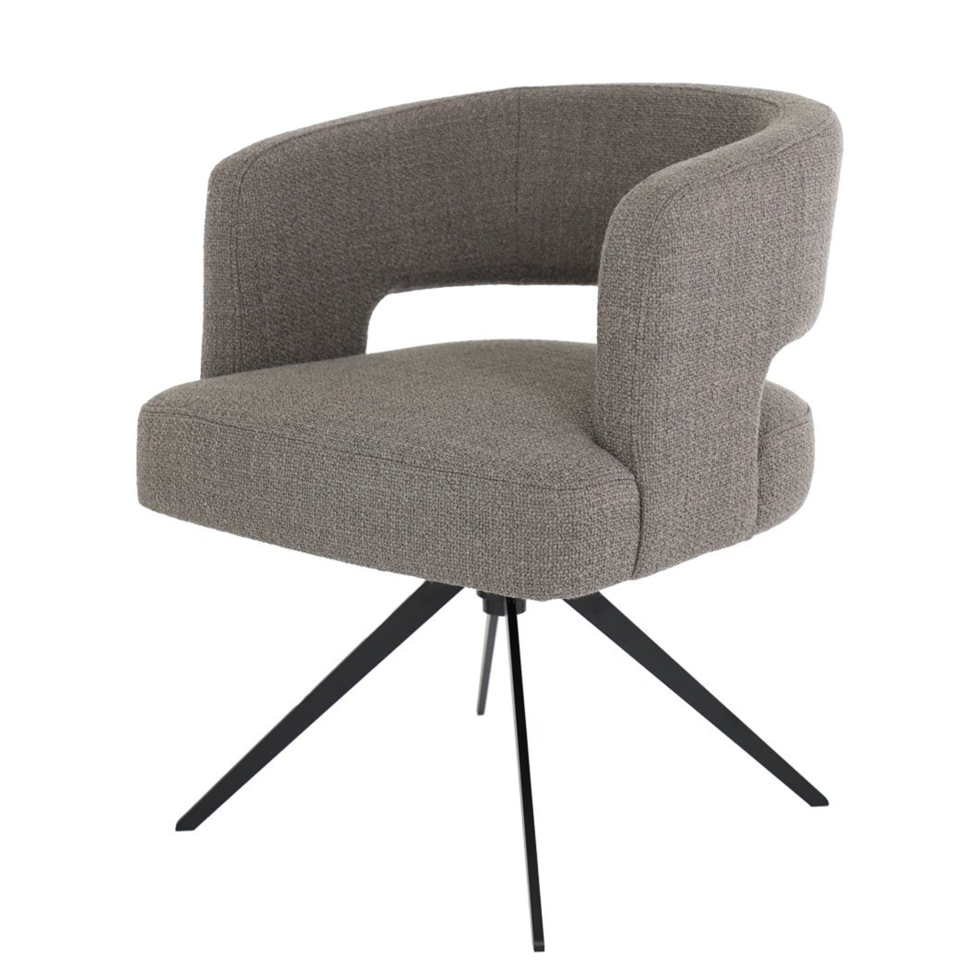 Cove Swivel Chair | Warm Grey