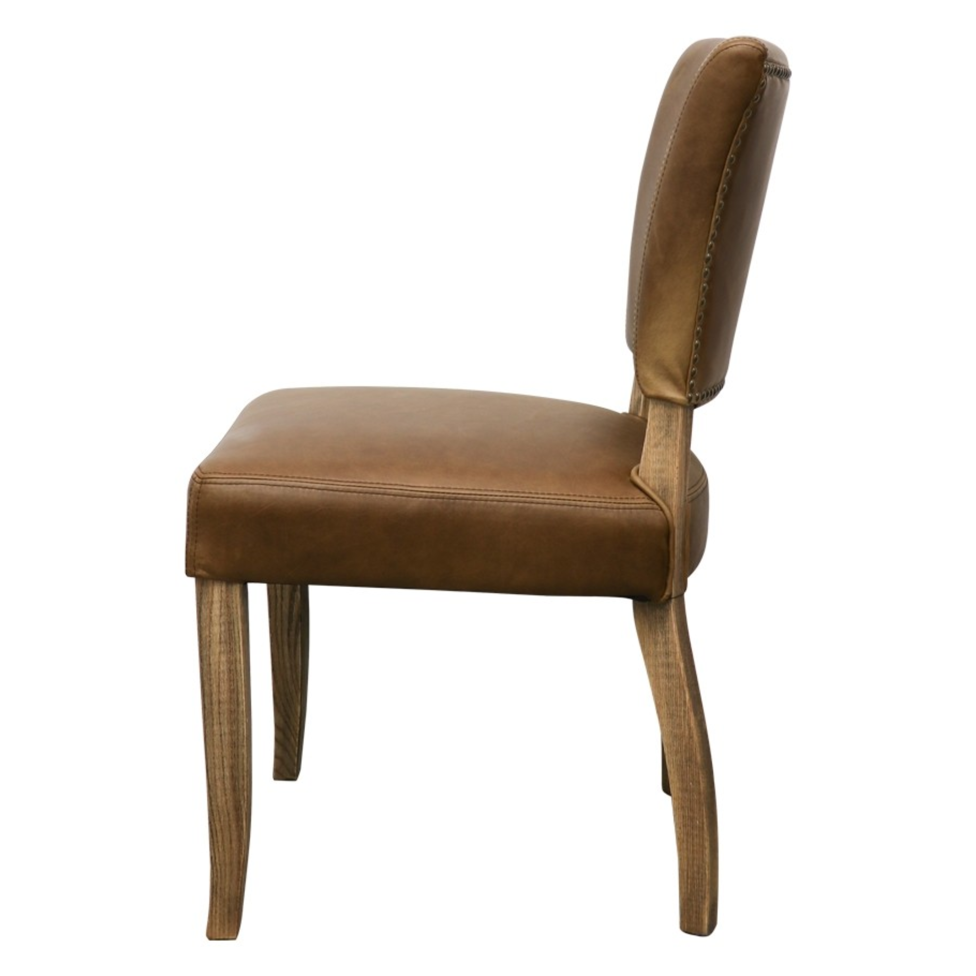 Crane Leather Dining Chair | Brown