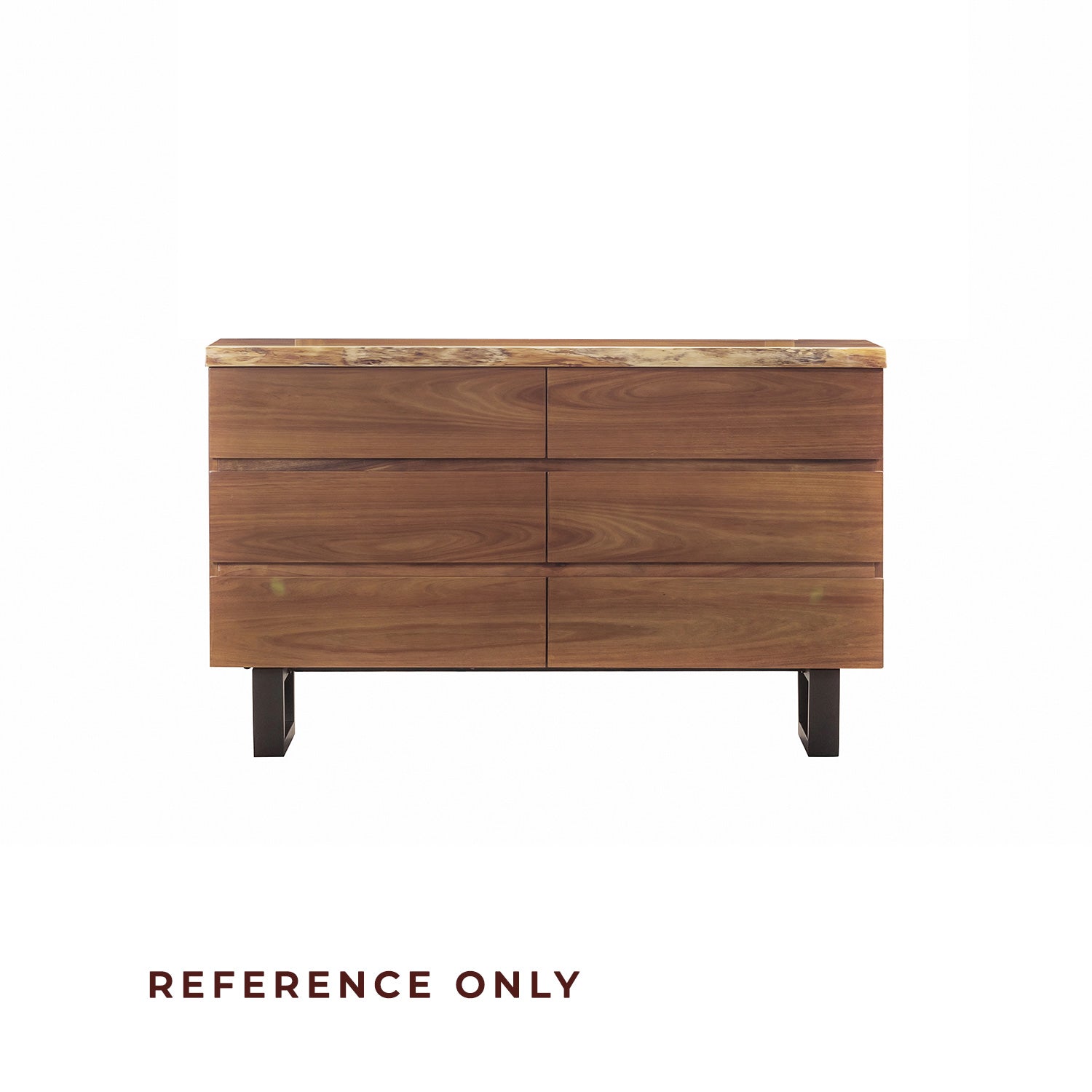 LIVE-EDGE 6 DRAWER DRESSER | LOWBOY