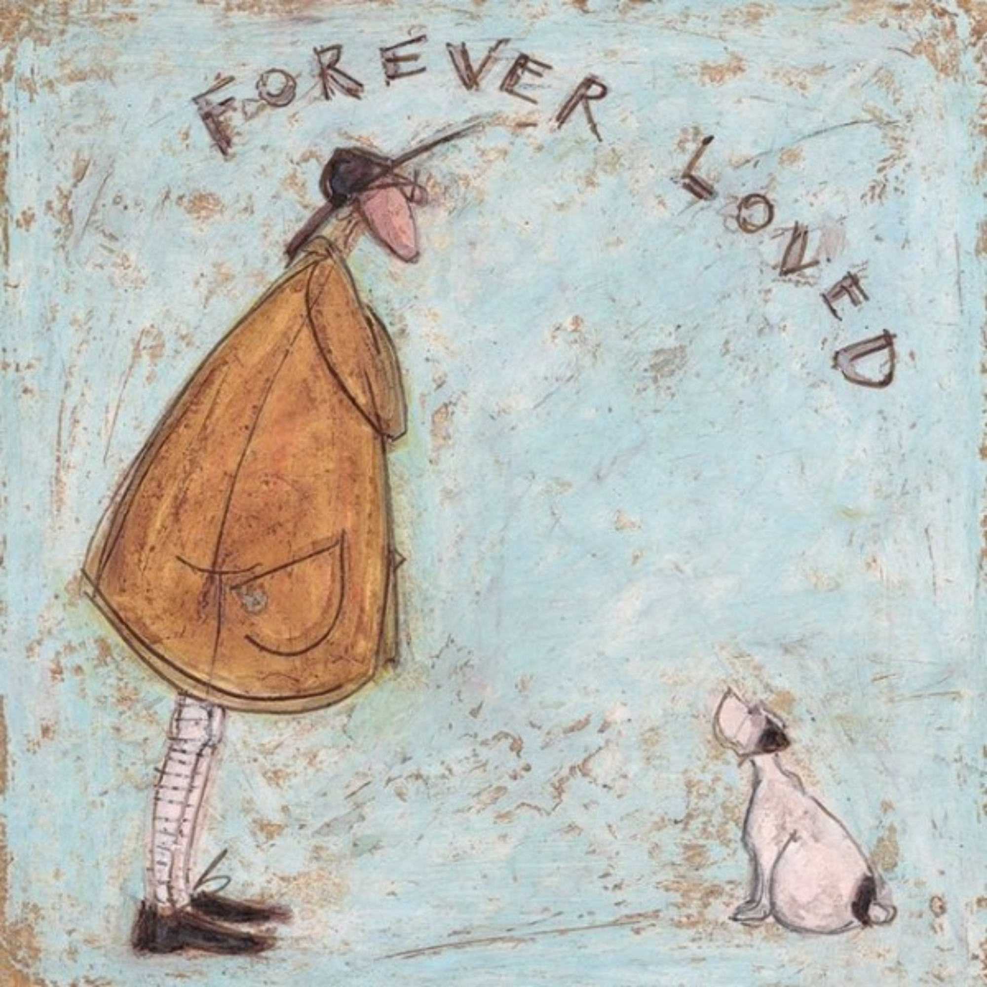 FOREVER LOVED | BOX FRAME READY TO HANG | SAM TOFT | NZ MADE