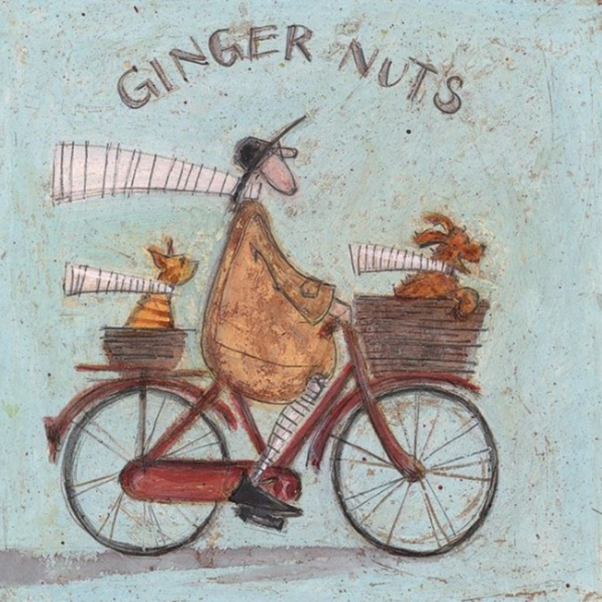 GINGER NUTS | BOX FRAME READY TO HANG | SAM TOFT | NZ MADE