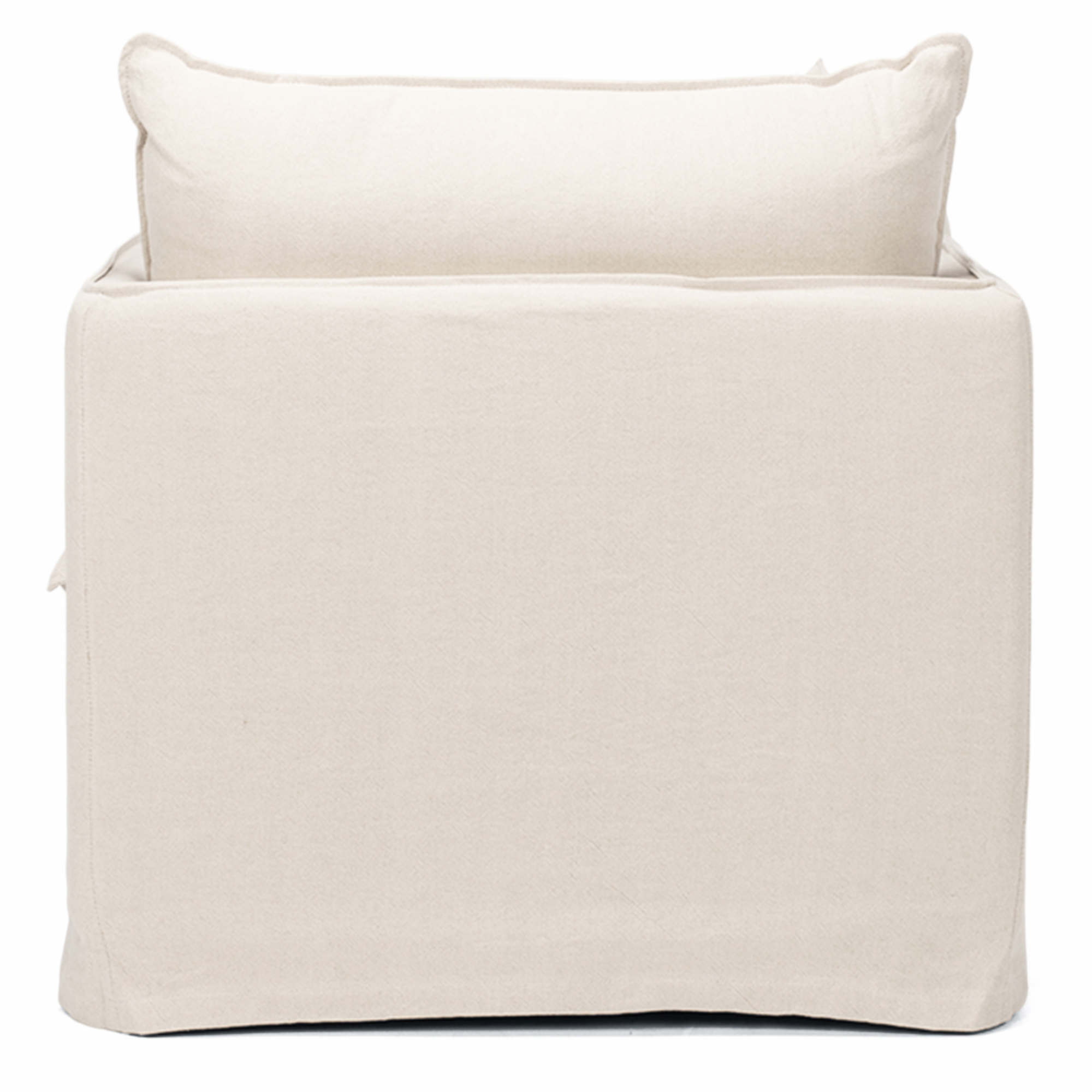 HAMILTON SLIP-COVER ARMCHAIR | OATMEAL