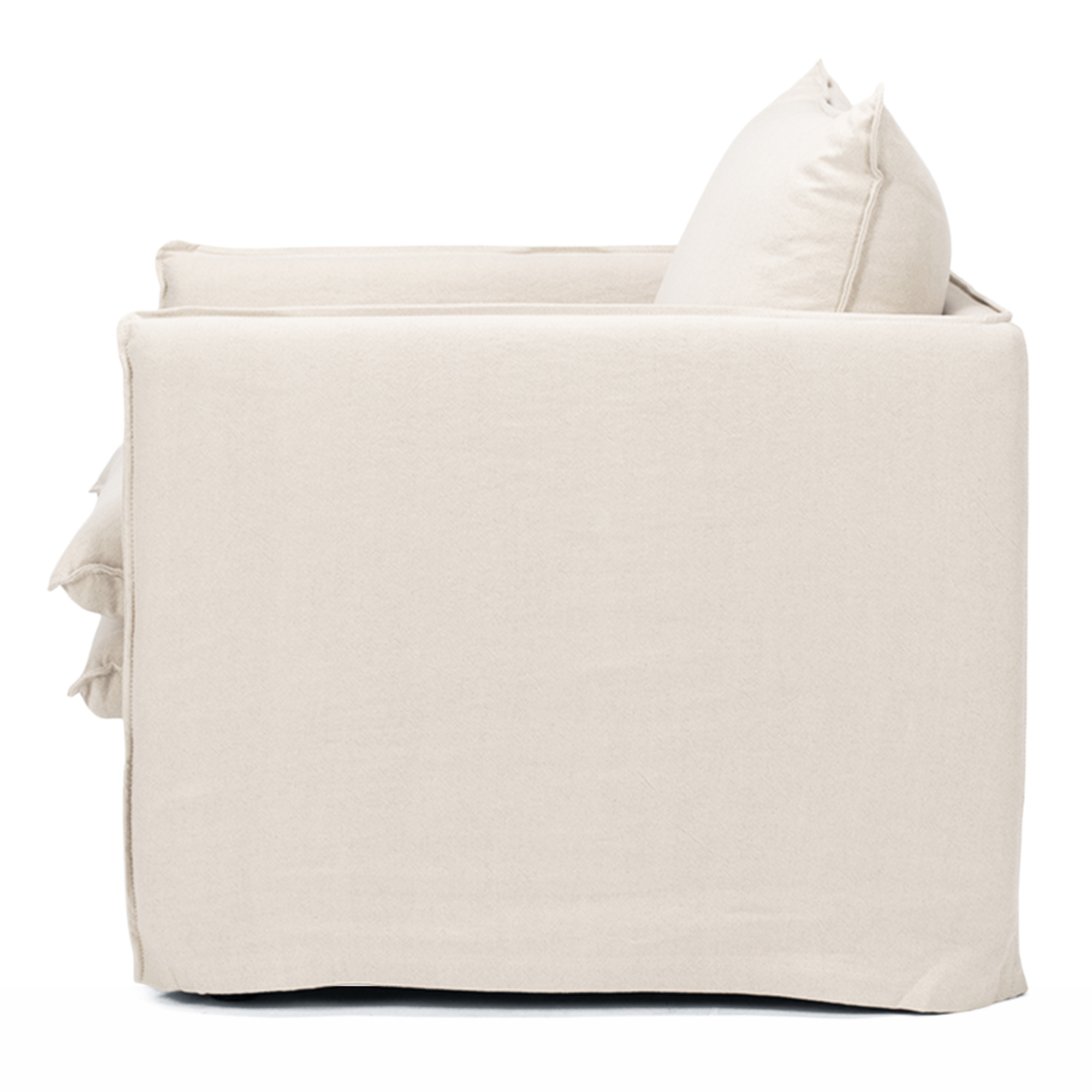 HAMILTON SLIP-COVER ARMCHAIR | OATMEAL