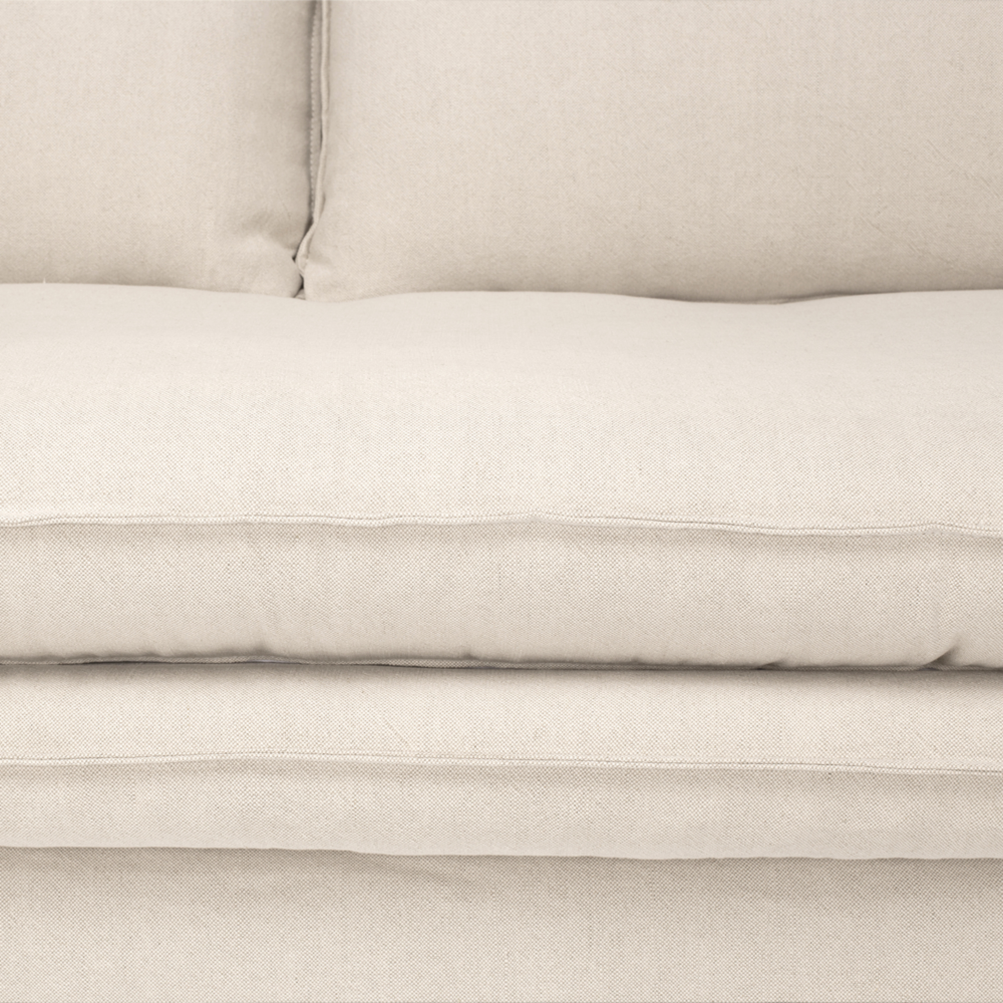 HAMILTON SLIP-COVER 3 SEATER SOFA | OATMEAL