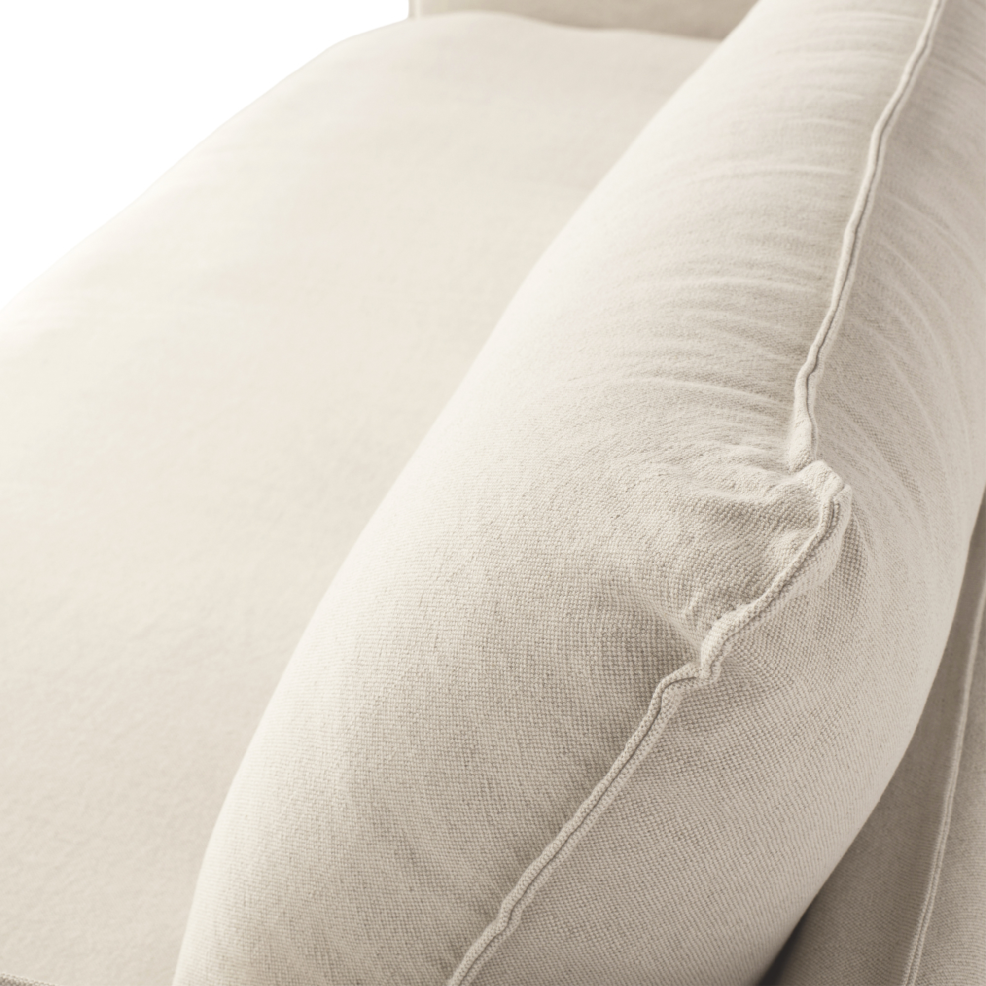 HAMILTON SLIP-COVER 3 SEATER SOFA | OATMEAL